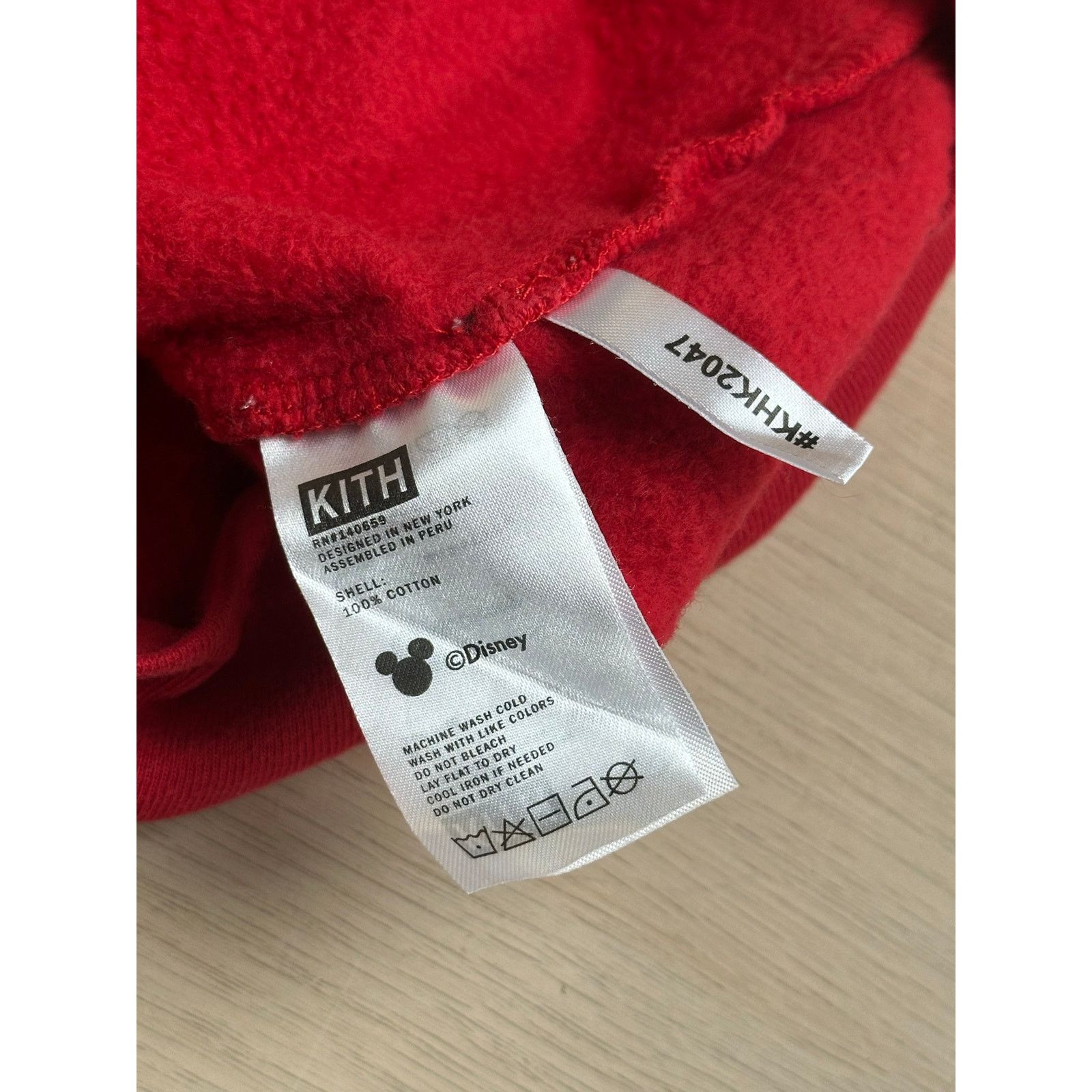 Kith KITH x Disney Mickey Mouse Red Hoodie - Size 12 Kids - Mint Size XL / US 12-14 / IT 48-50 - 5 Thumbnail