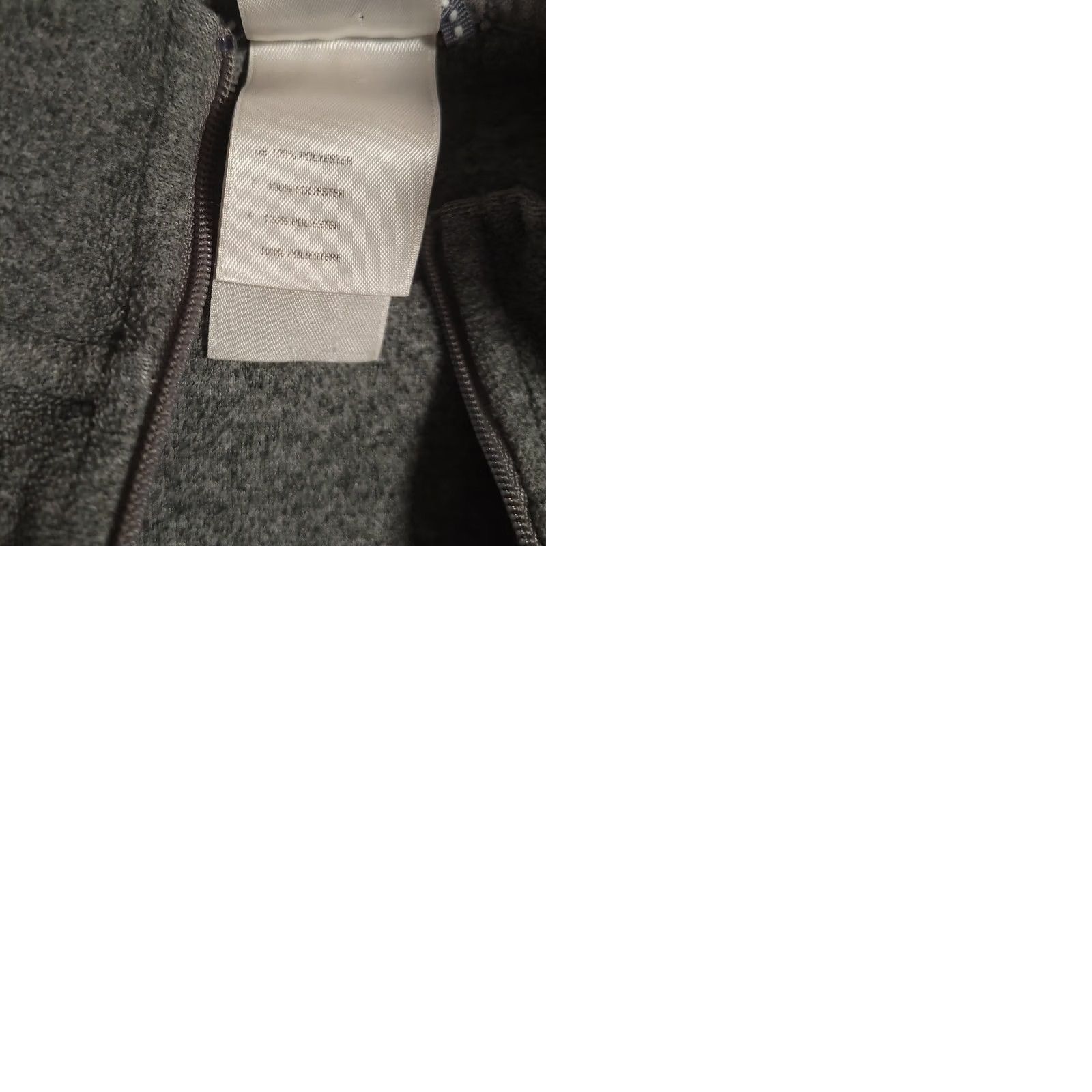 The North Face The North Face Sweater Womens M Gray TKA 100 Warm Fleece Quarter Zip Pullover Size XS / US 0-2 / IT 36-38 - 9 Thumbnail