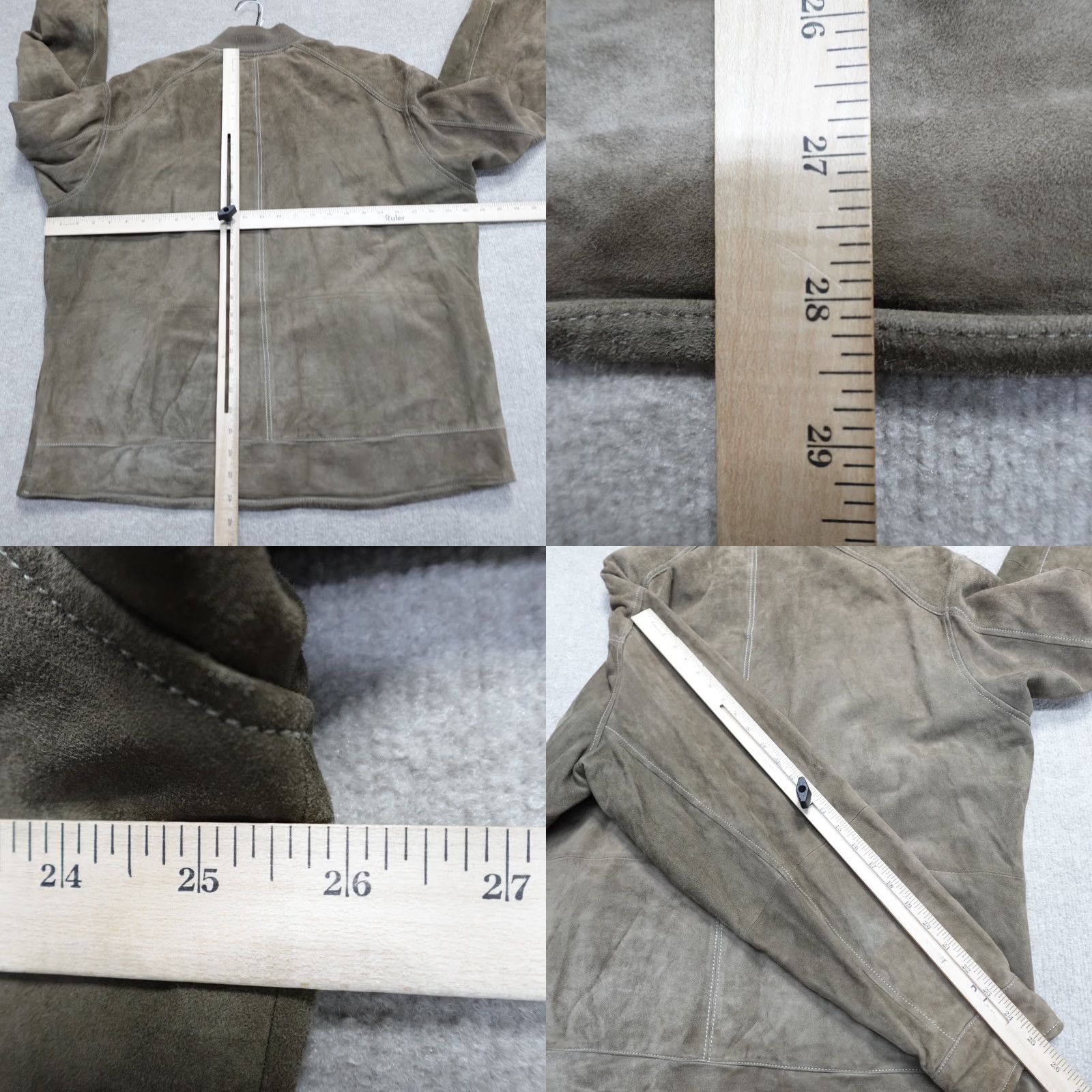 Tommy Bahama Tommy Bahama Jacket Bomber Jacket XL Beige Suede Full Zip Men Regular Size XL Beige Bomber Size US XL / EU 56 / 4 - 8 Thumbnail