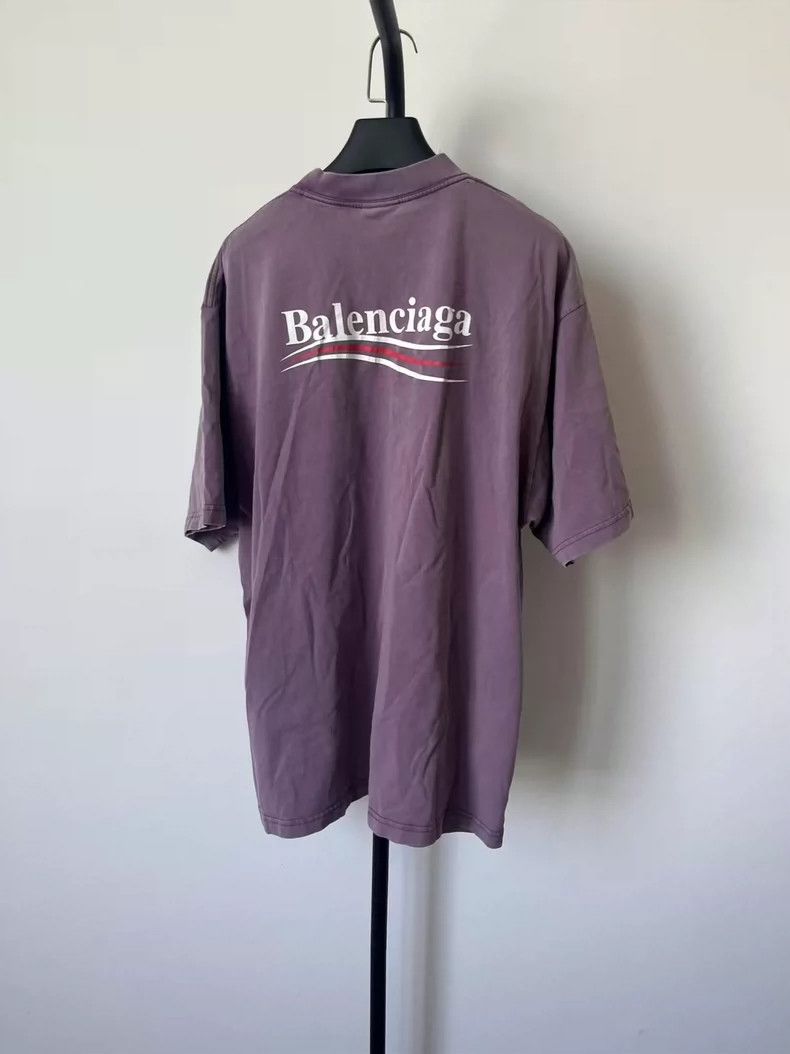 Balenciaga Balenciaga Solid Letter Crew Neck T-Shirt Regular Fit Men' Size US M / EU 48-50 / 2 - 3 Thumbnail