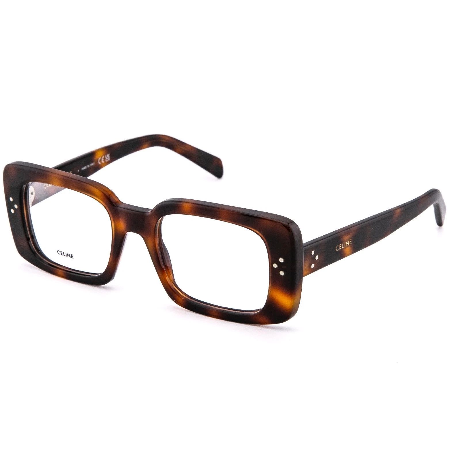 Celine CELINE 50163 BOLD 3 Dots Brown Optical Eyeglass CL50163I 053 Size ONE SIZE - 3 Thumbnail