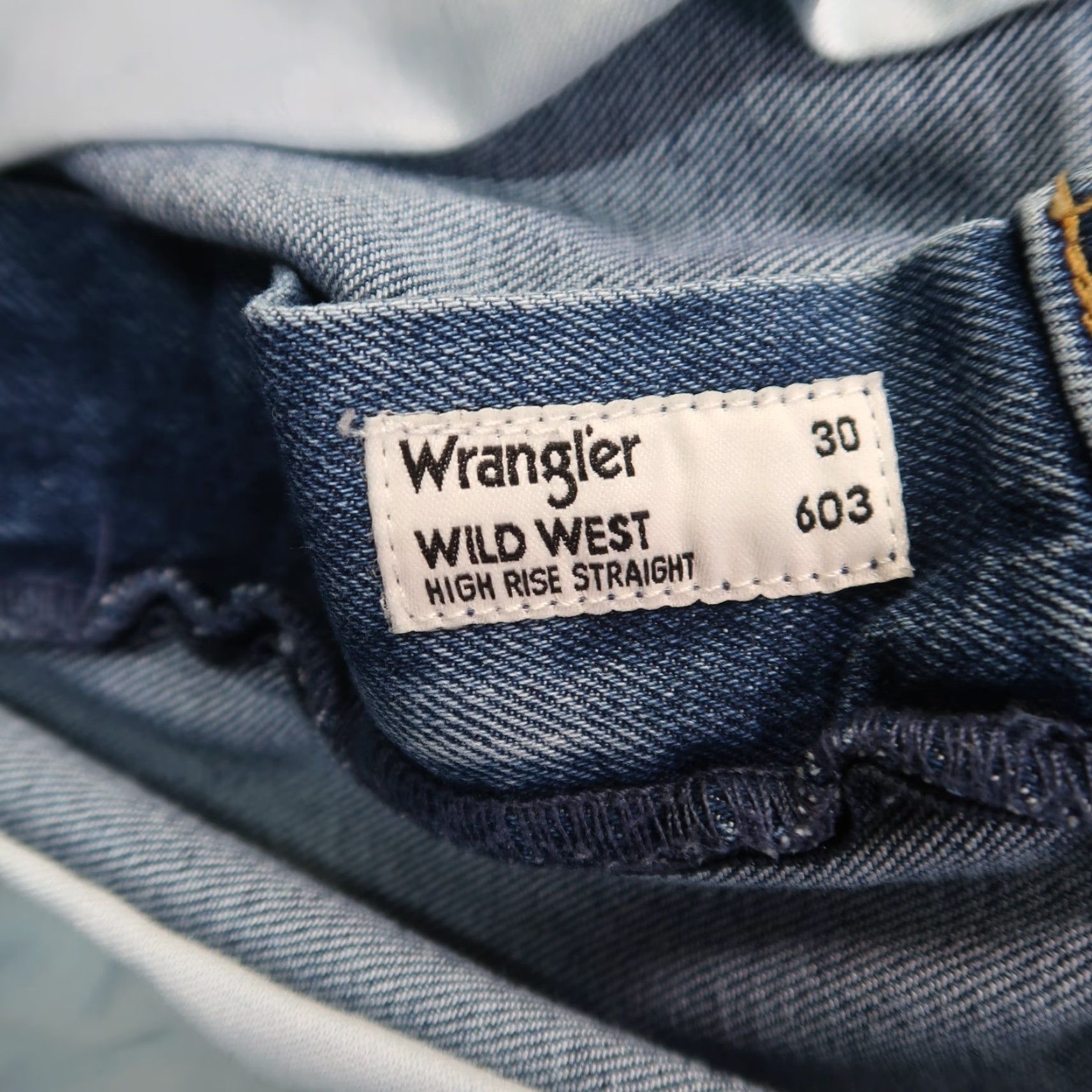 Wrangler Wrangler Wild West Jeans Women’s 30 603 High Rise Straight Stretch Western wear Size 30" / US 8 / IT 44 - 4 Thumbnail