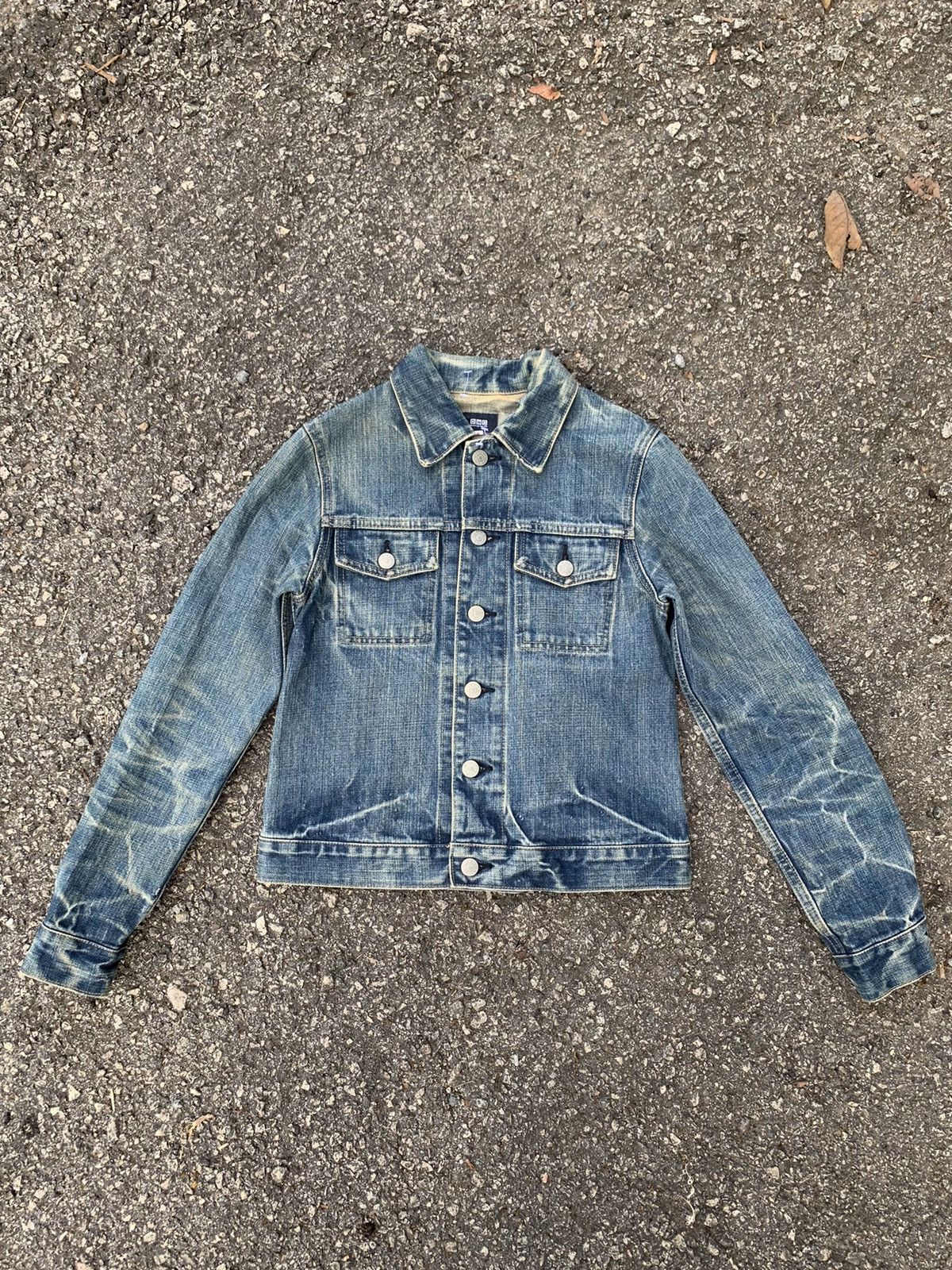 Japanese Brand × OMNIGOD Domingo D.M.G Distressed Denim Jacket Size S / US 4 / IT 40 - 6 Thumbnail