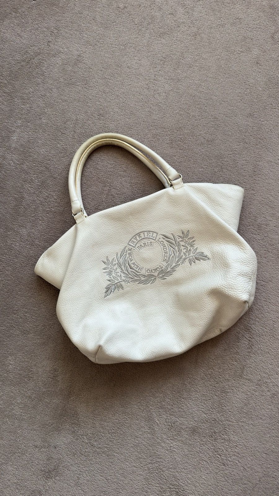 Sonia Rykiel Vera Pelle Y2K Leather Tote Bag Prada juicy couture MiuMiu Size ONE SIZE - 1 Thumbnail