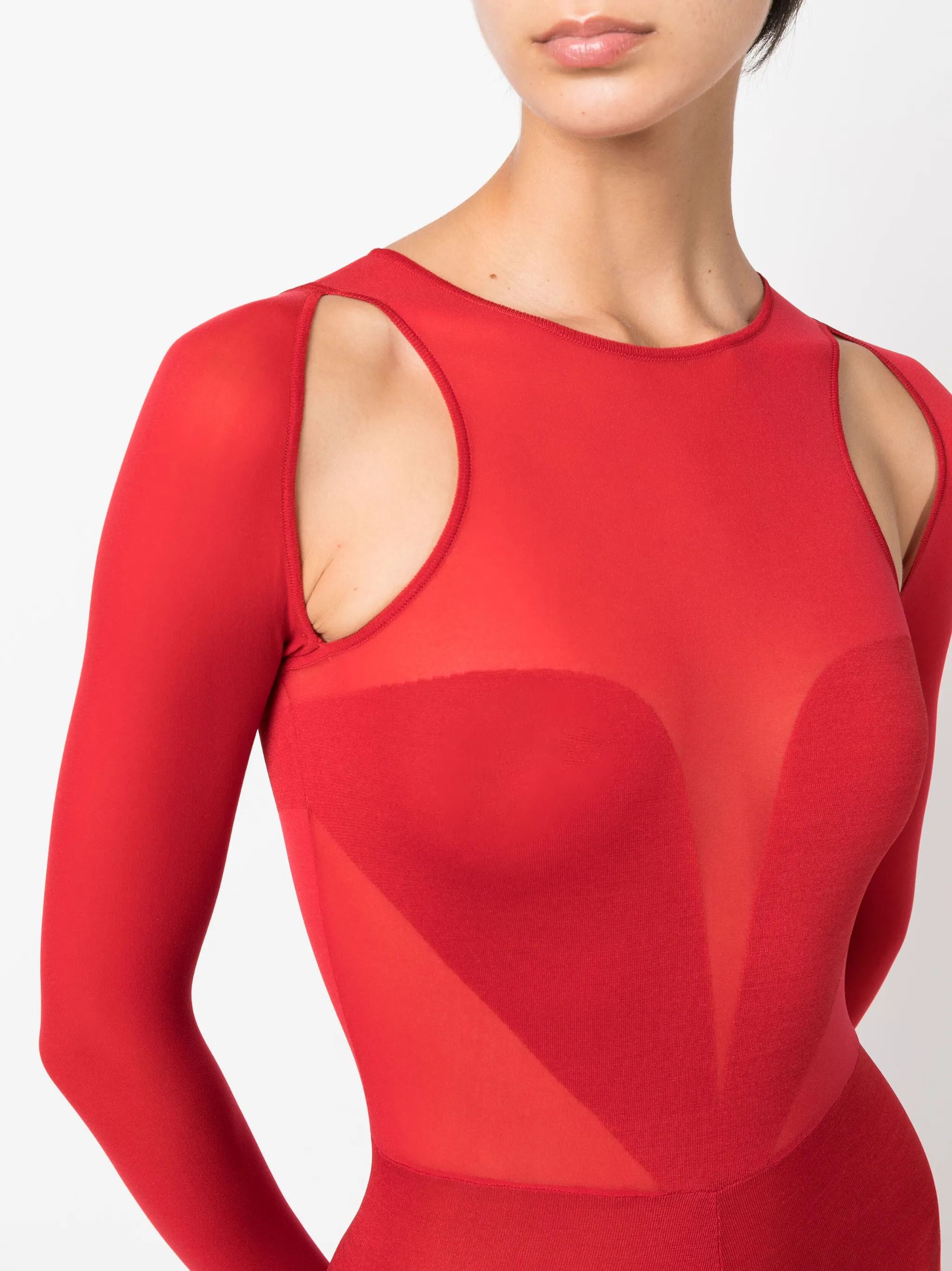 Alexander McQueen o1y0325 Jumpsuit in Red Size 28" / US 6 / IT 42 - 5 Thumbnail