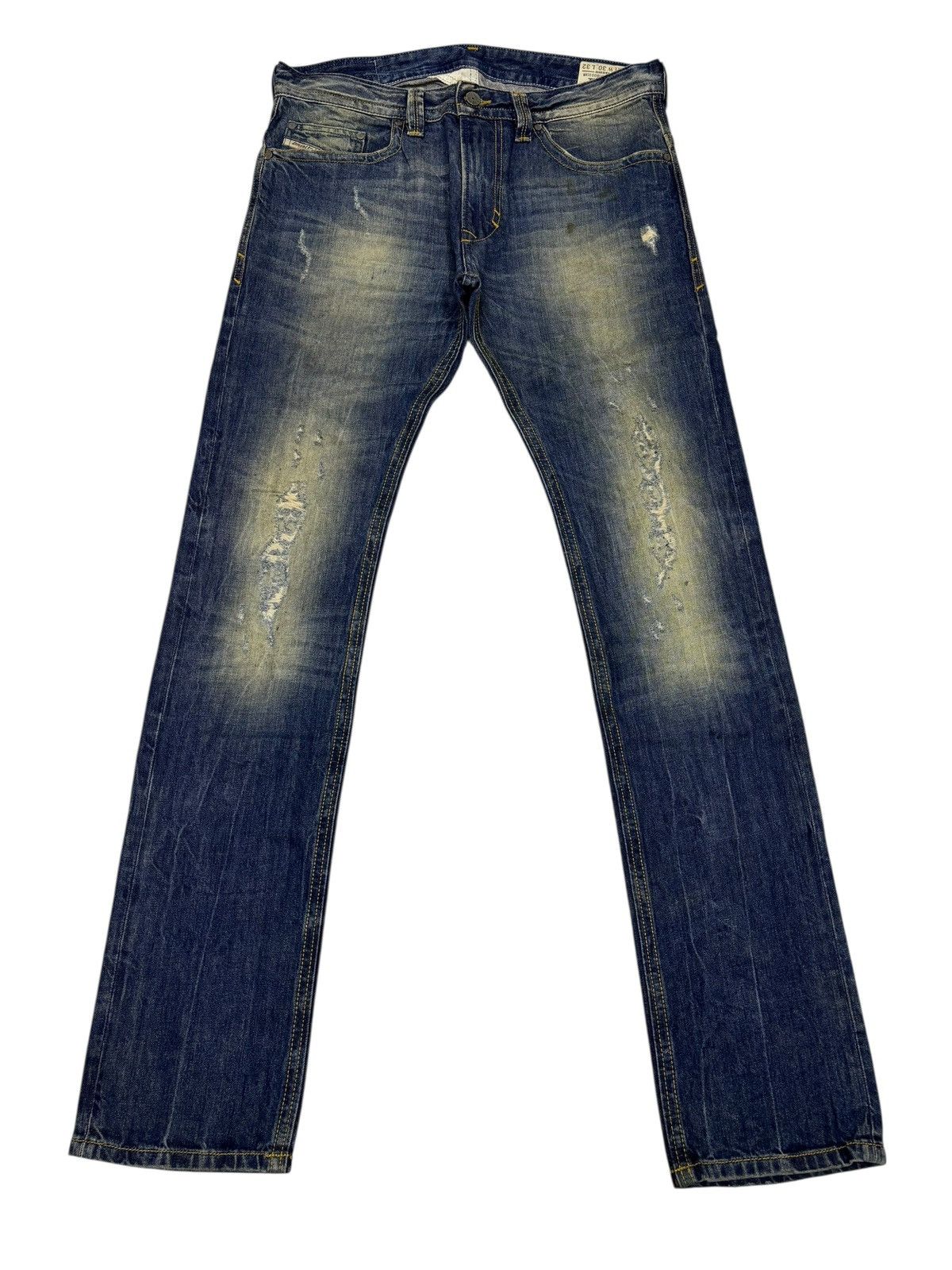 Kapital DIESEL CLAW MARK DISTRESSED SLIM SKINNY JEANS Size US 34 / EU 50 - 1 Thumbnail