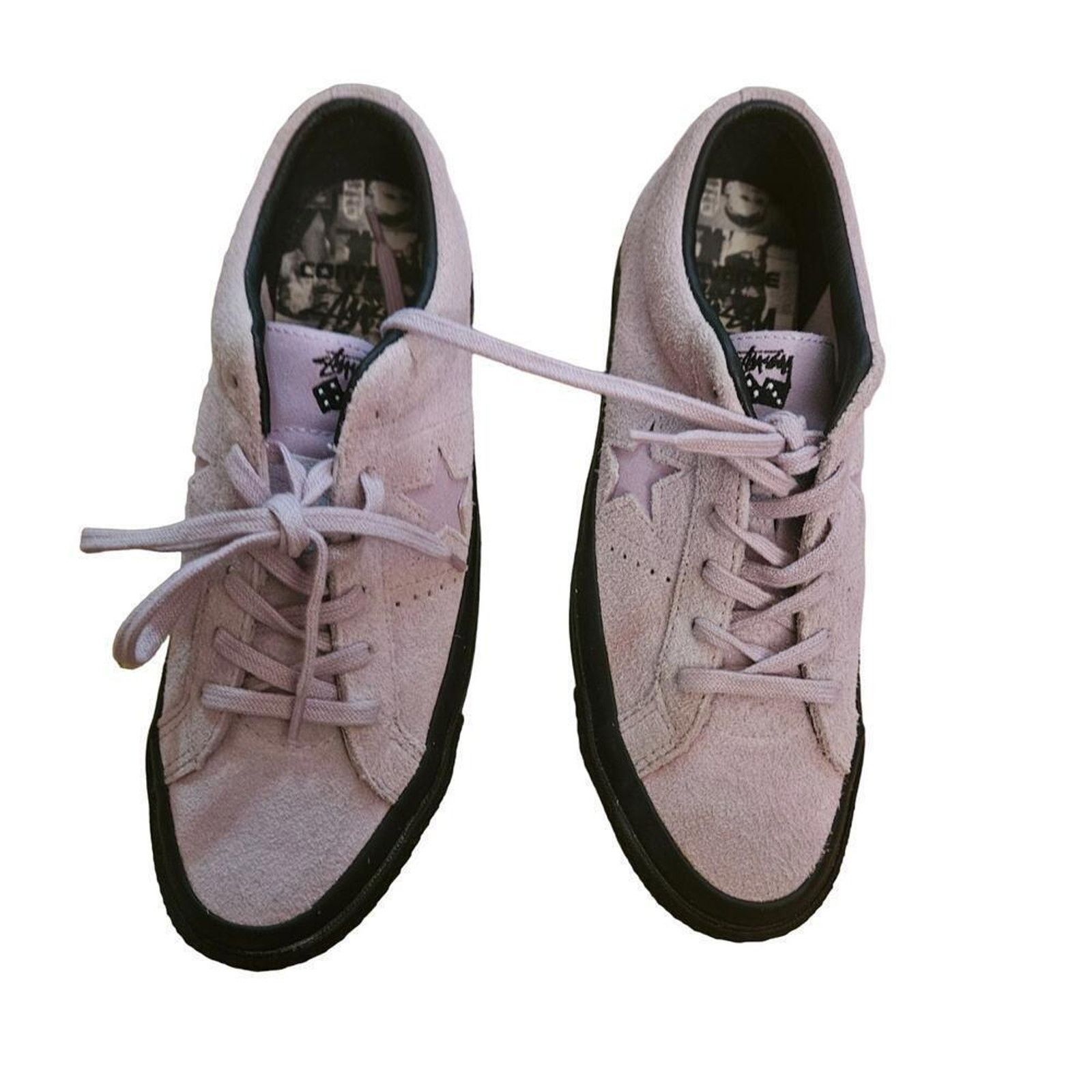 Converse Stussy x One Star Suede Sneaker Pink Size Mens 7/Womens 9 Size US 9 / IT 39 - 2 Thumbnail