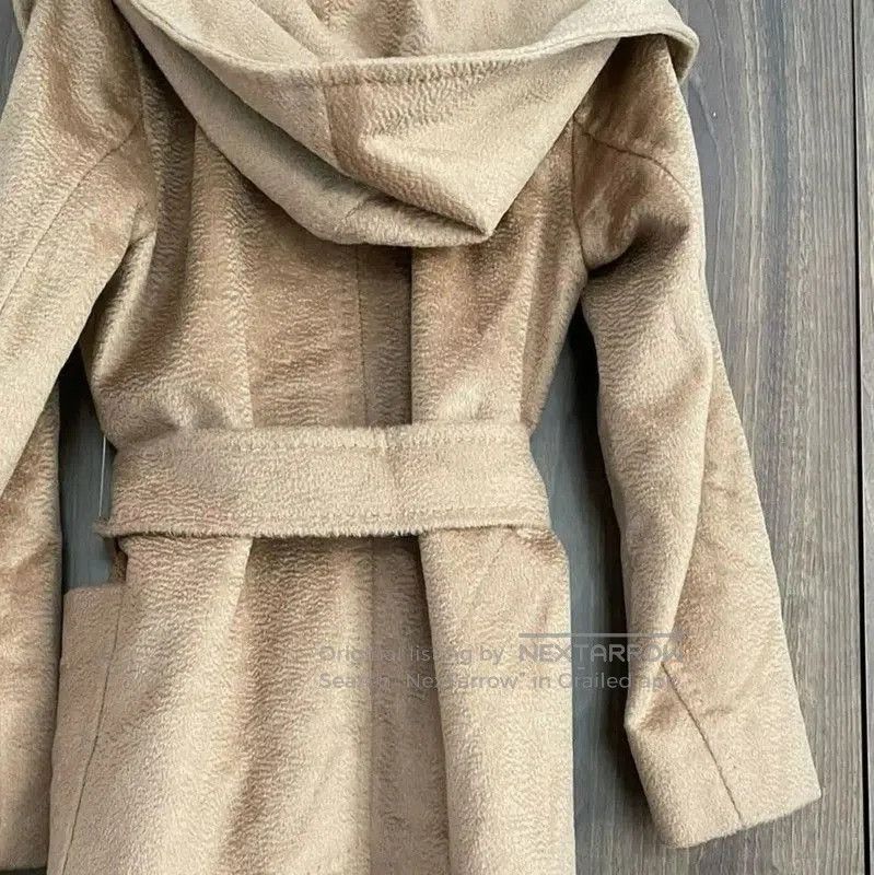 Max Mara MaxMara Cozy Camel Alpaca Wool Coat . Size XXS / US 00 / IT 34 - 5 Thumbnail