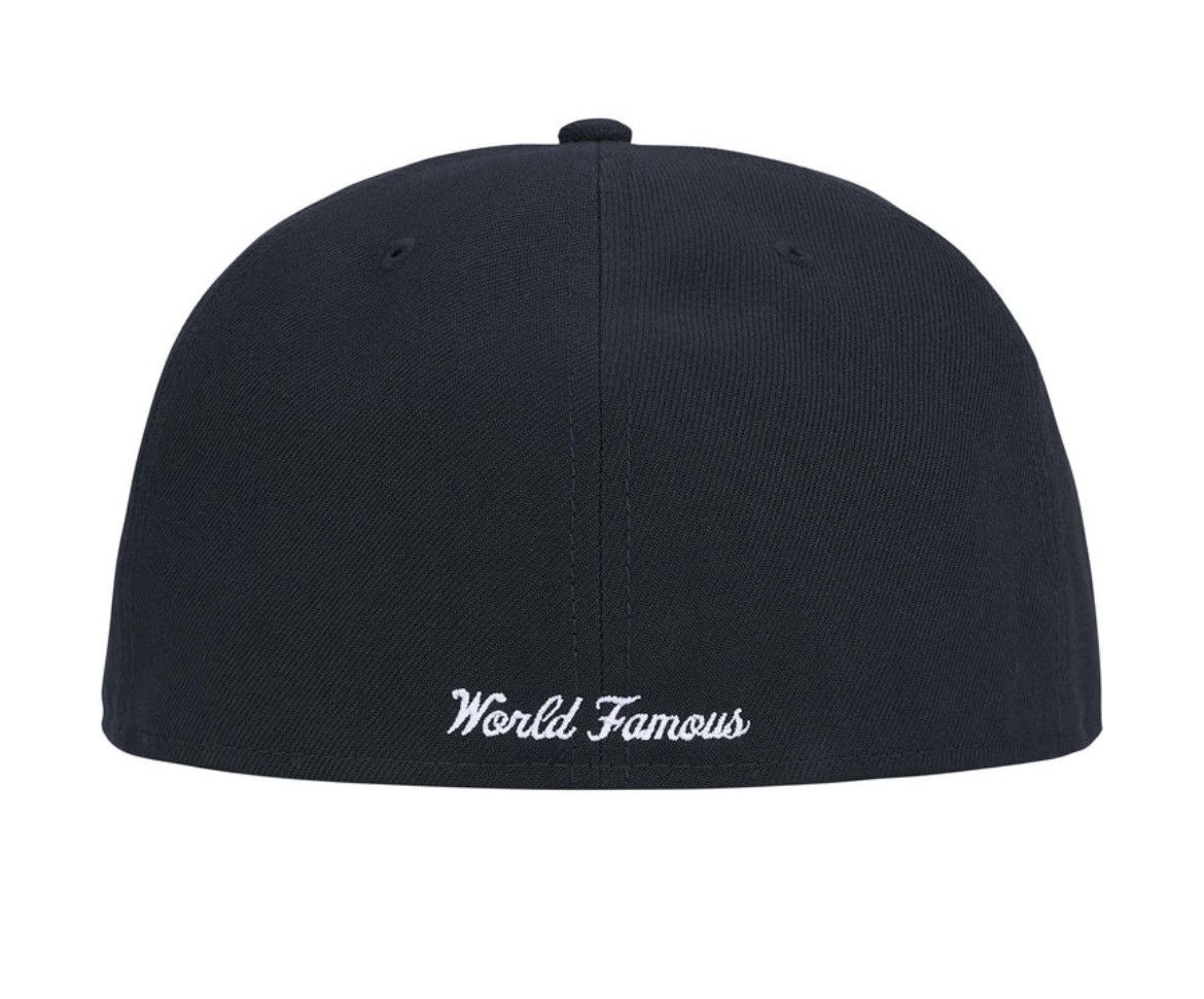 7 1/2 Supreme Breast Cancer Awareness Box Logo Hat Navy Blue