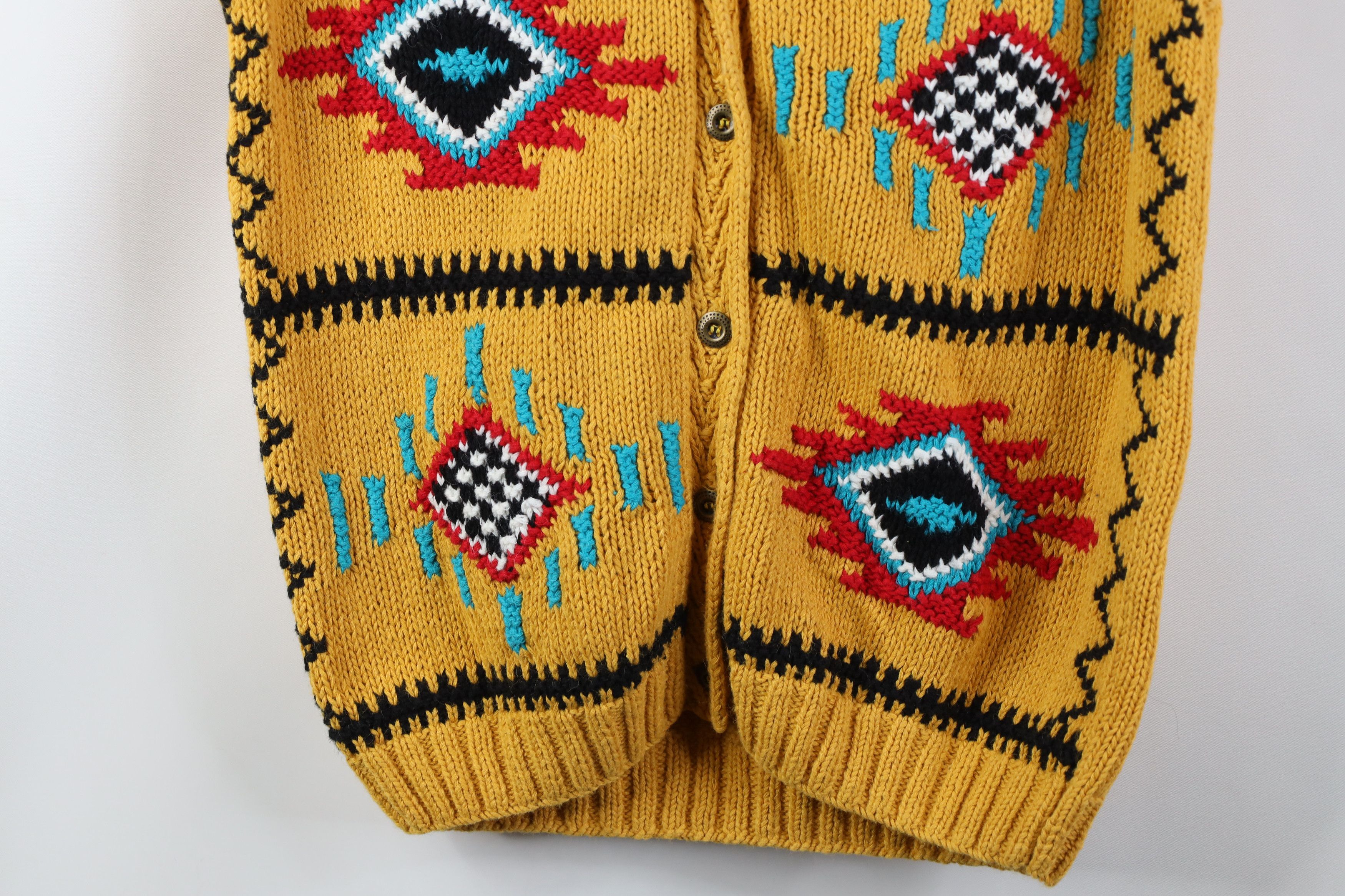 Vintage Vintage 90s Streetwear Southwestern Fair Isle Sweater Vest Size M / US 6-8 / IT 42-44 - 3 Thumbnail