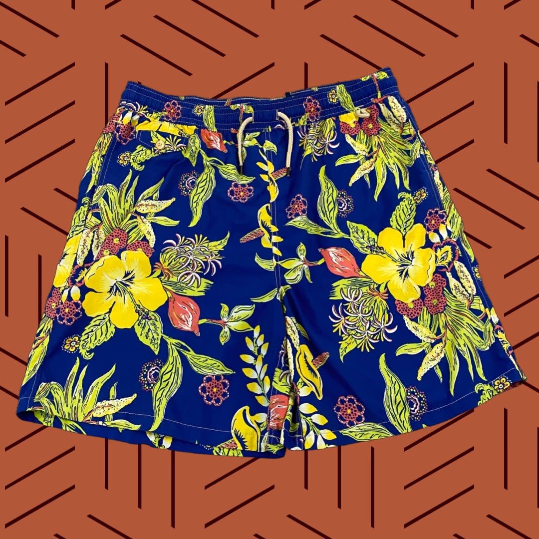 Polo Ralph Lauren Polo Ralph Lauren Swim Trunks Men LT Large Tall Blue Floral Lined 7.5 Board Surf Size US L / EU 52-54 / 3 - 1 Thumbnail