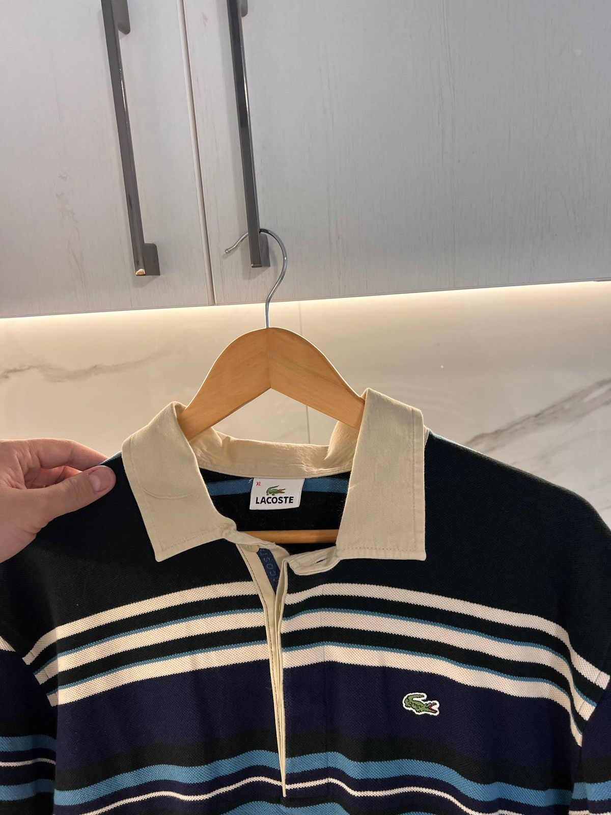 Lacoste Lacoste vintage longsleeve Size US XL / EU 56 / 4 - 8 Thumbnail