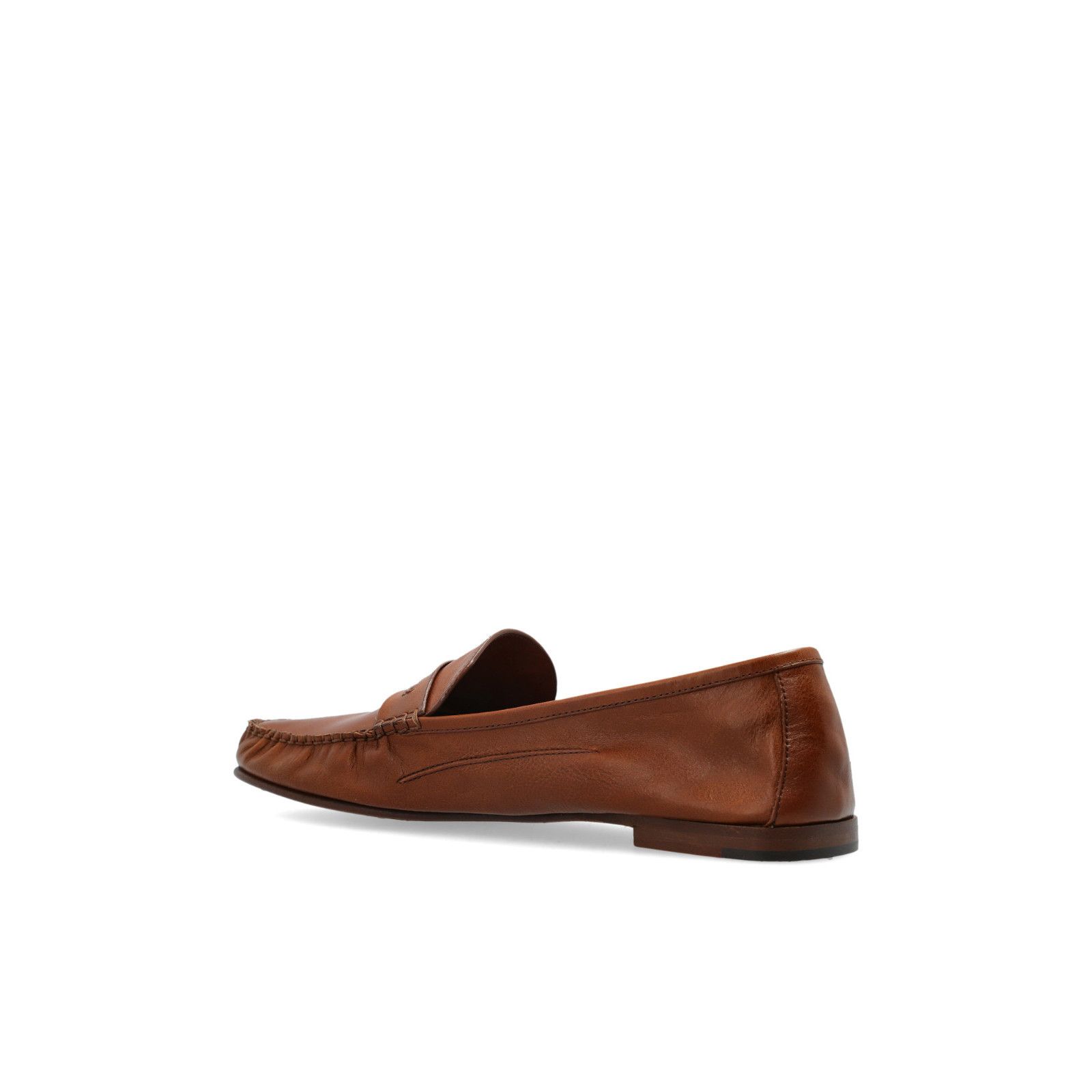 Versace VERSACE Brown Leather Loafers New & Authentic (Men's size:US Size US 6 / EU 39 - 3 Thumbnail