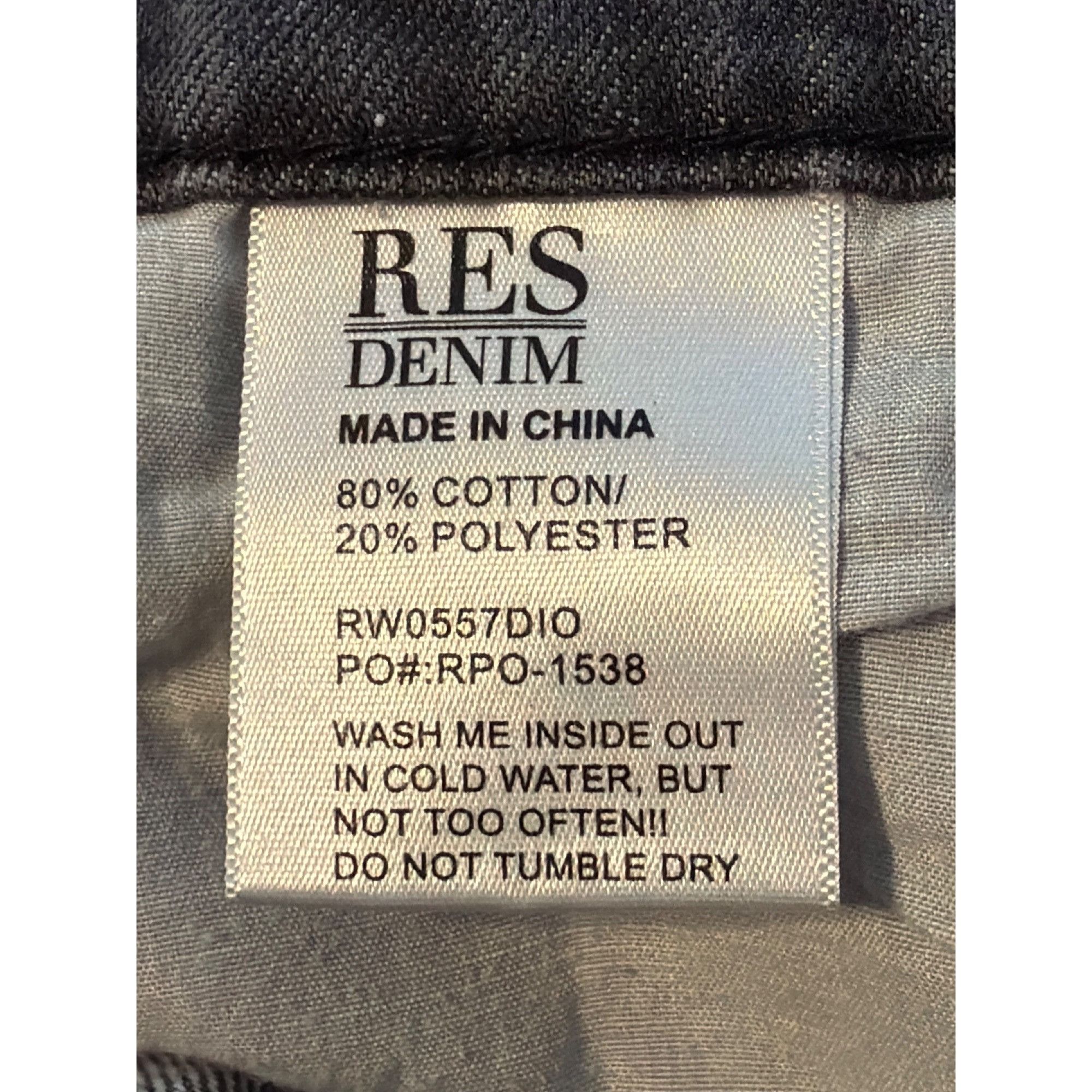 Other Res Denim Distressed High Rise Denim Bootie Shorts Raw Hem H Size 42" / US 20 - 5 Thumbnail