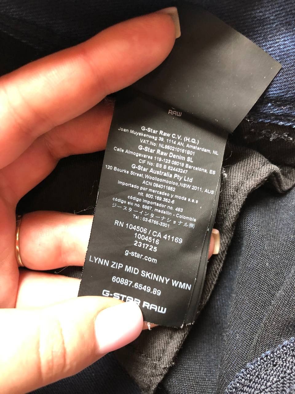 G-Star × Vintage G-Star Raw Y2K faded distressed denim ripped Jeans Size 30" / US 8 / IT 44 - 4 Thumbnail