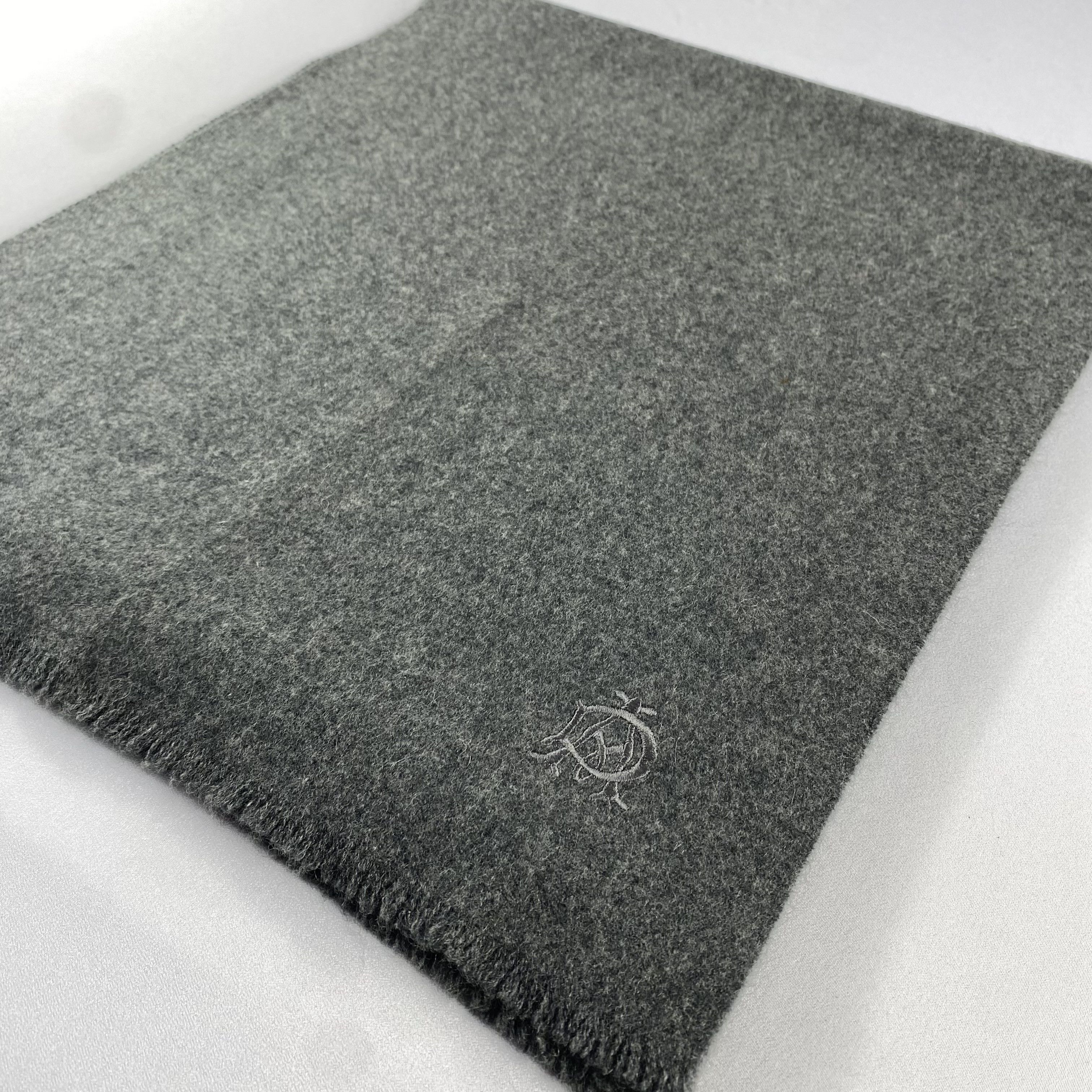 Alfred Dunhill Vintage Dunhill Plain Scarf Neck Wrap Cashmere Muffler Size ONE SIZE - 4 Thumbnail