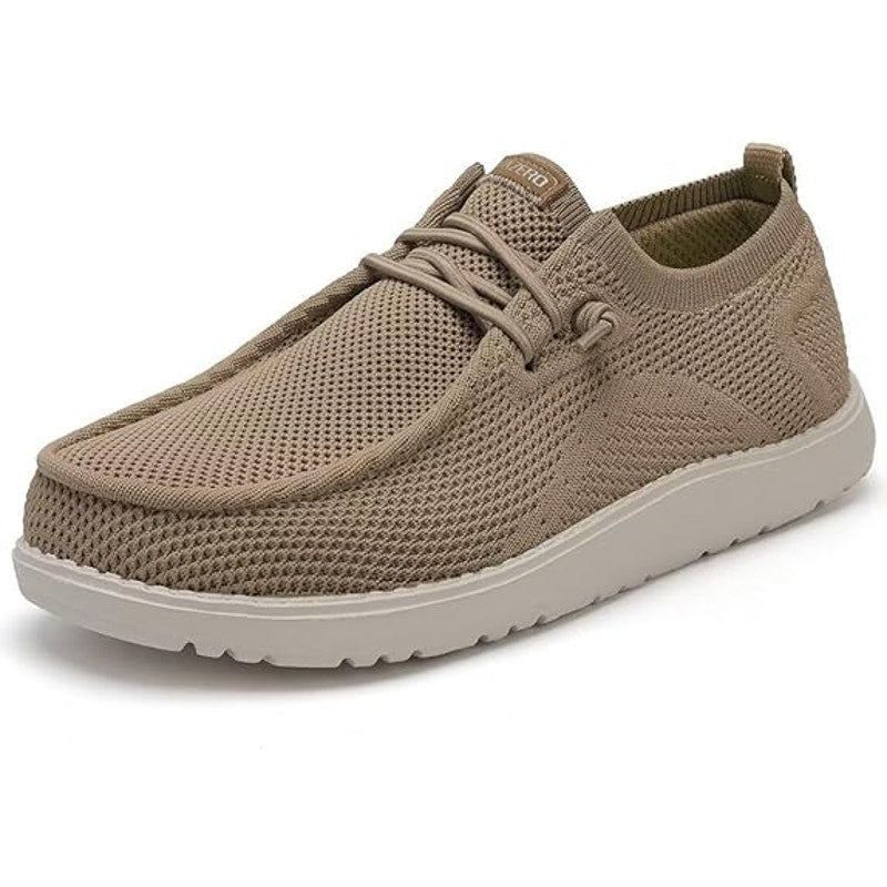 Other Itazero Women's 12W Wide Tan Canvas Slip-On Loafers Size US 12 / IT 42 - 3 Thumbnail