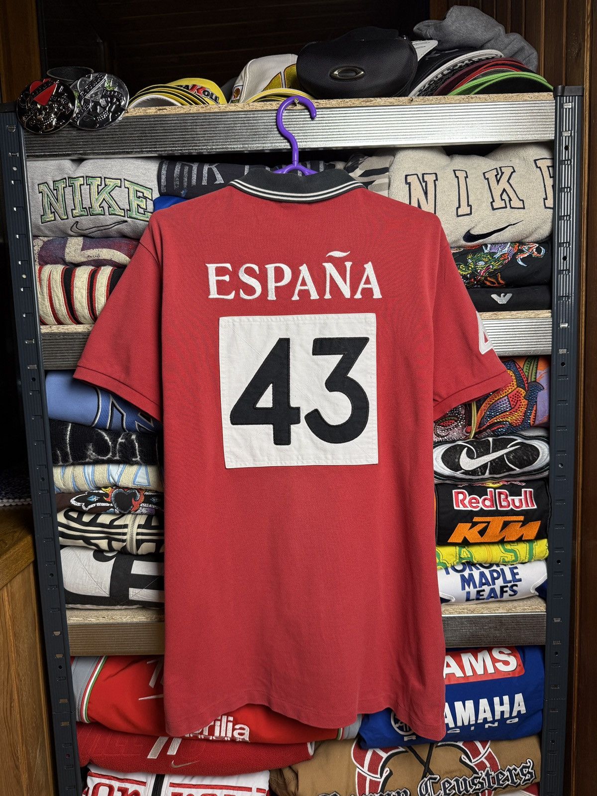 Polo Ralph Lauren × Vintage Vintage Polo T-Shirt Polo Ralph Lauren Espana Madrid PRL Size US L / EU 52-54 / 3 - 1 Thumbnail