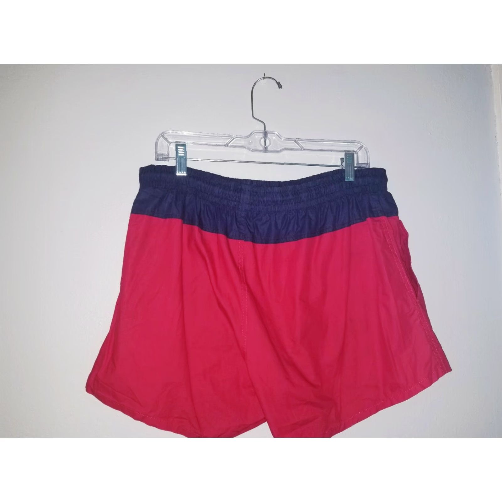 Vintage VINTAGE Players Club Swim Trunks Mens Large Red Blue Green Lime Black Netting 90s Summer Beach Size US 33 - 3 Thumbnail