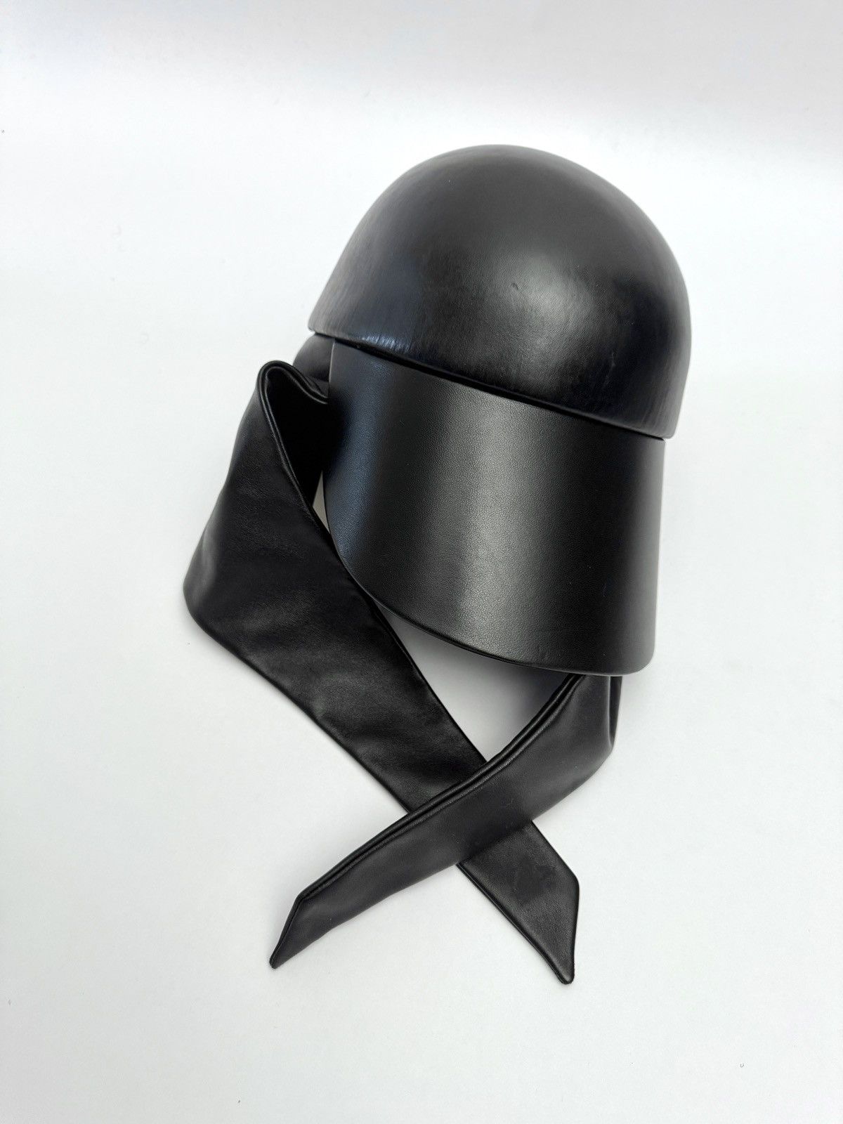 Yves Saint Laurent YSL BALACLAVA CAP IN LAMBSKIN Size ONE SIZE - 3 Thumbnail