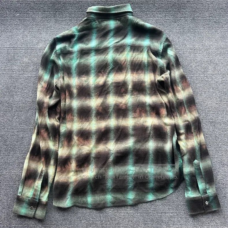 Amiri Amiri Green Dyed Shirt Size US M / EU 48-50 / 2 - 3 Thumbnail