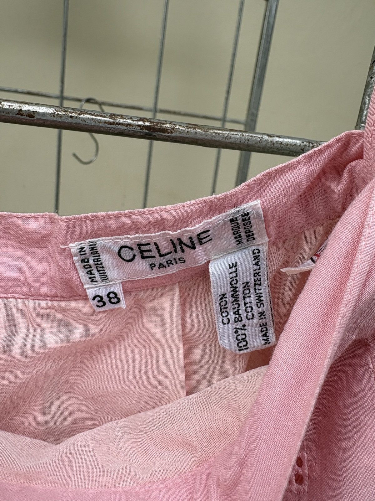 Celine Celine vintage pink lace skirt Size 27" / US 4 / IT 40 - 5 Thumbnail
