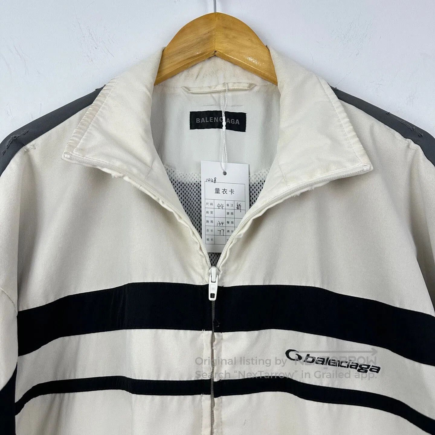 Balenciaga Balenciaga Color-Block Distressed Jacket. Size US S / EU 44-46 / 1 - 3 Thumbnail