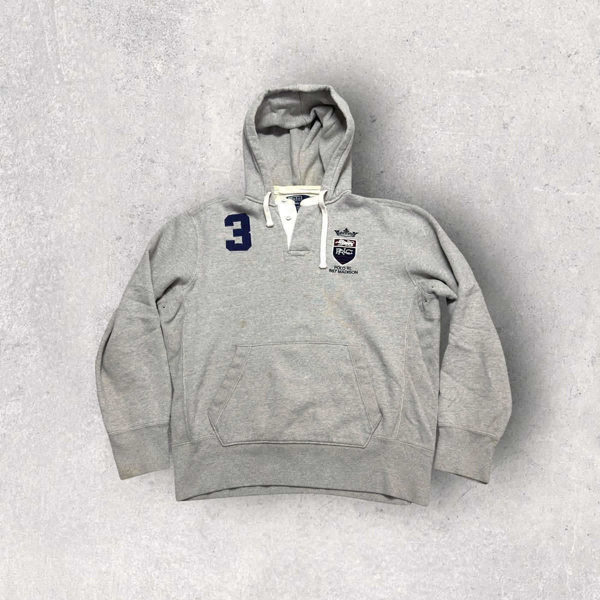 Polo Ralph Lauren × Vintage Vintage Polo hoodie Size US L / EU 52-54 / 3 - 1 Thumbnail