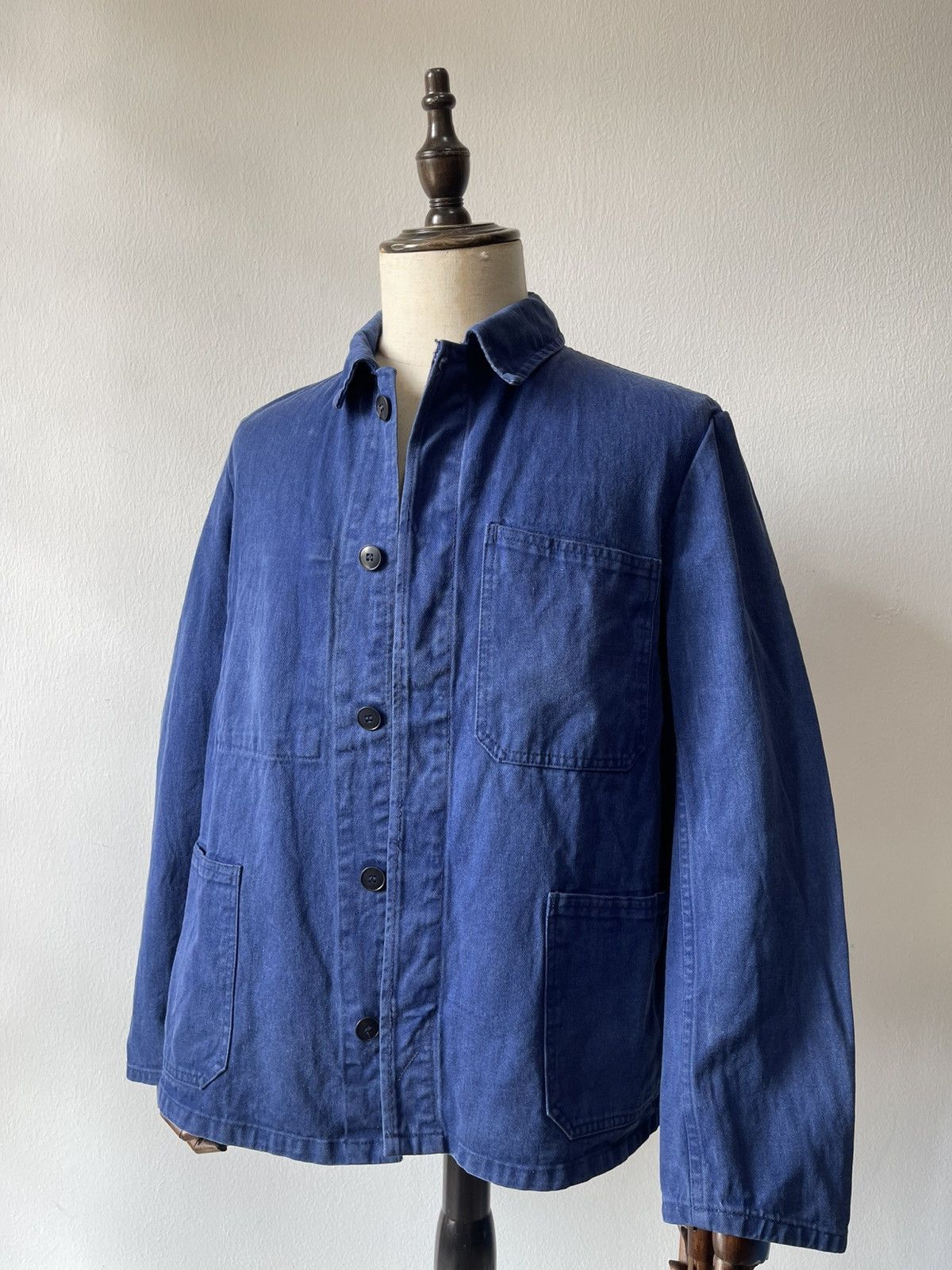 Vintage 70s/80s French Workwear Sanfor Jacket Size US L / EU 52-54 / 3 - 3 Thumbnail