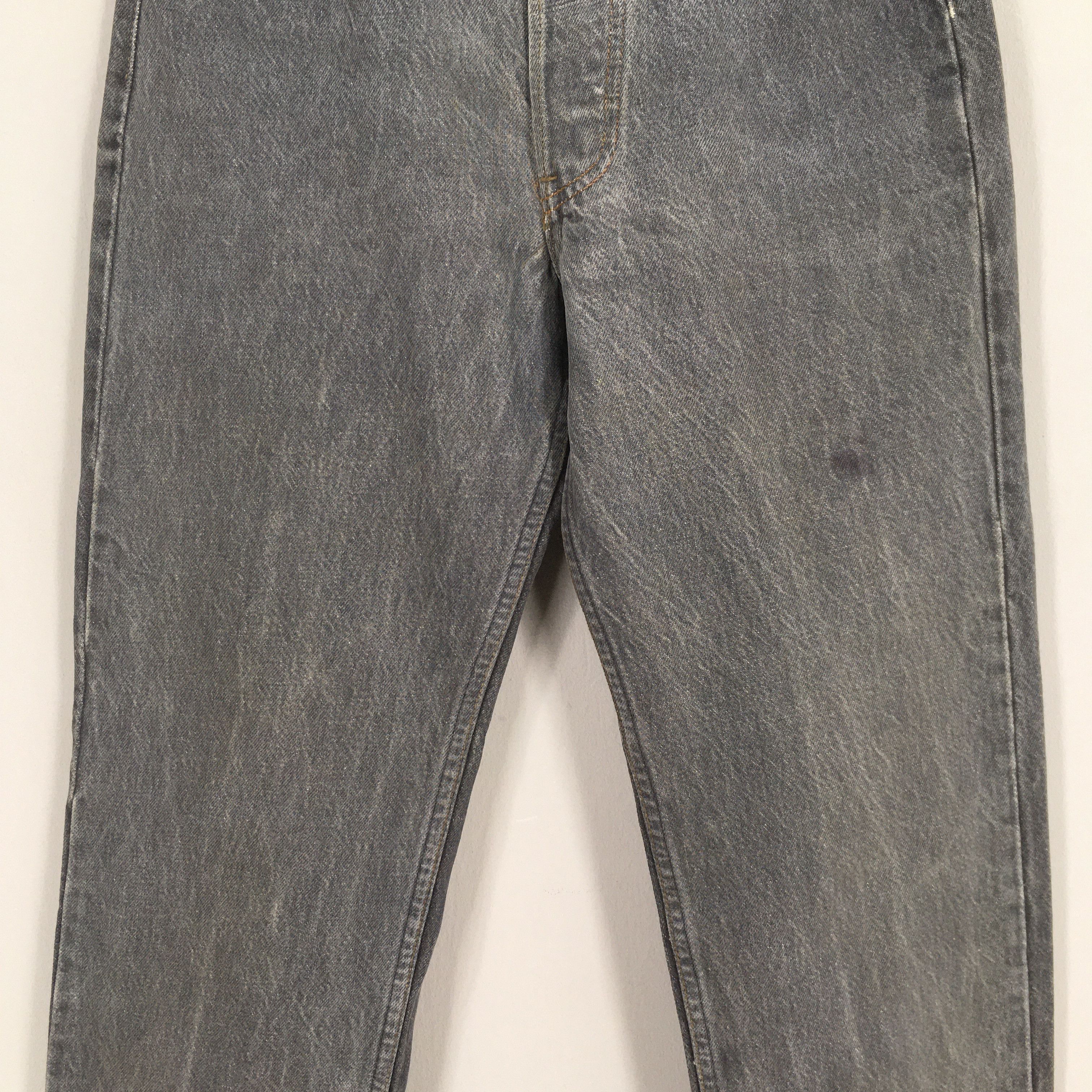 Levi's Size 26x28 Vintage 80s Levi's 501 Faded Black Jeans S130 Size 26" / US 2 / IT 38 - 3 Thumbnail