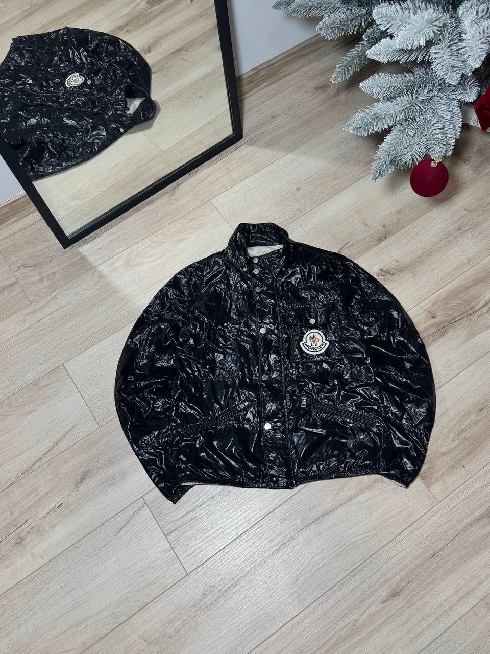 Moncler MONCLER Shiny Black Nylon JACKET Size 2 Size XS / US 0-2 / IT 36-38 - 1 Thumbnail