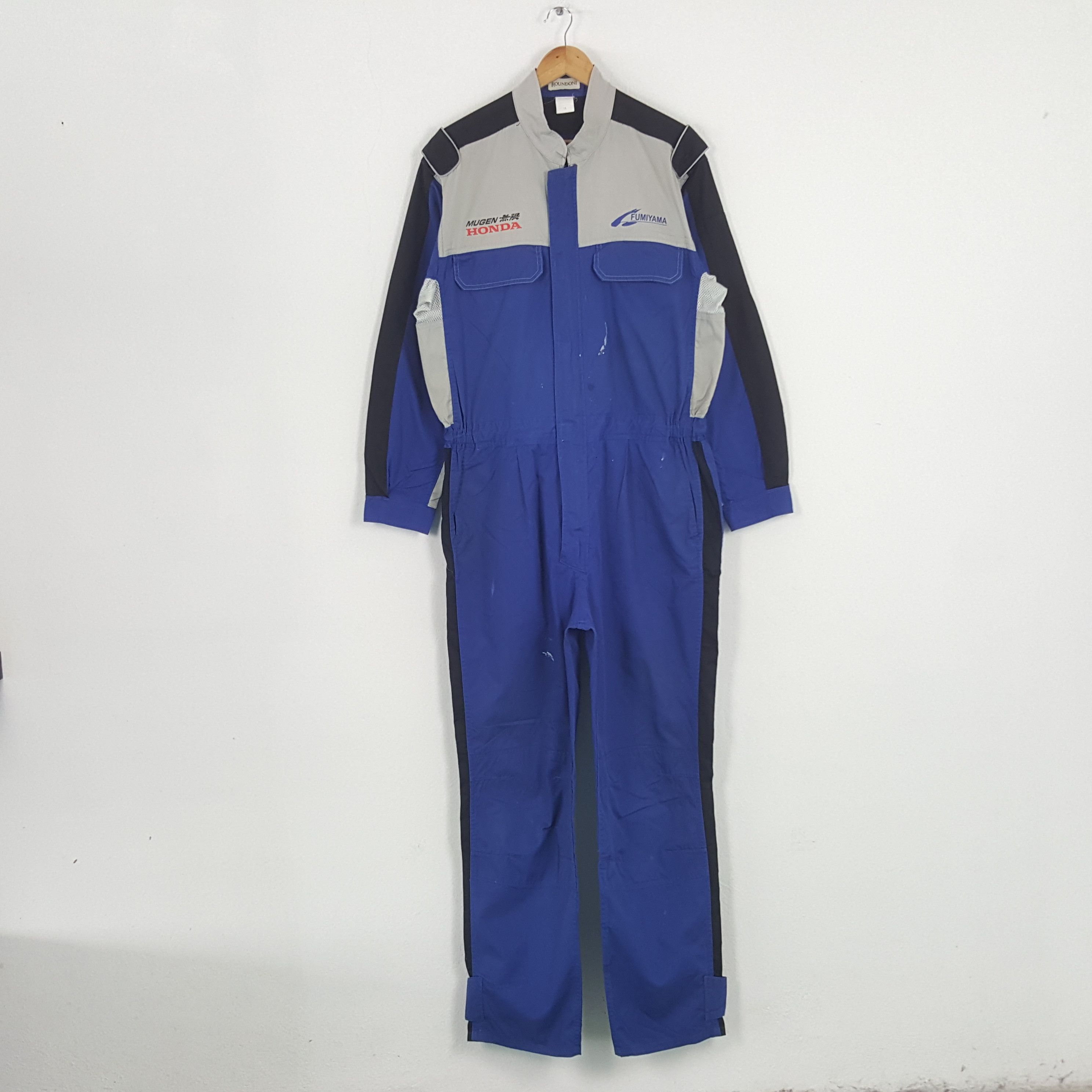 Honda × Japanese Brand × Vintage Vintage Mugen Honda Japan Racing Team Custom Coverall Jacket Size US L / EU 52-54 / 3 - 4 Thumbnail