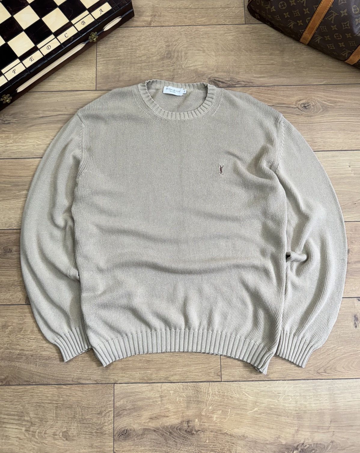 Yves Saint Laurent Vintage sweater Yves Saint Laurent 90s original luxury item Size US XL / EU 56 / 4 - 1 Thumbnail