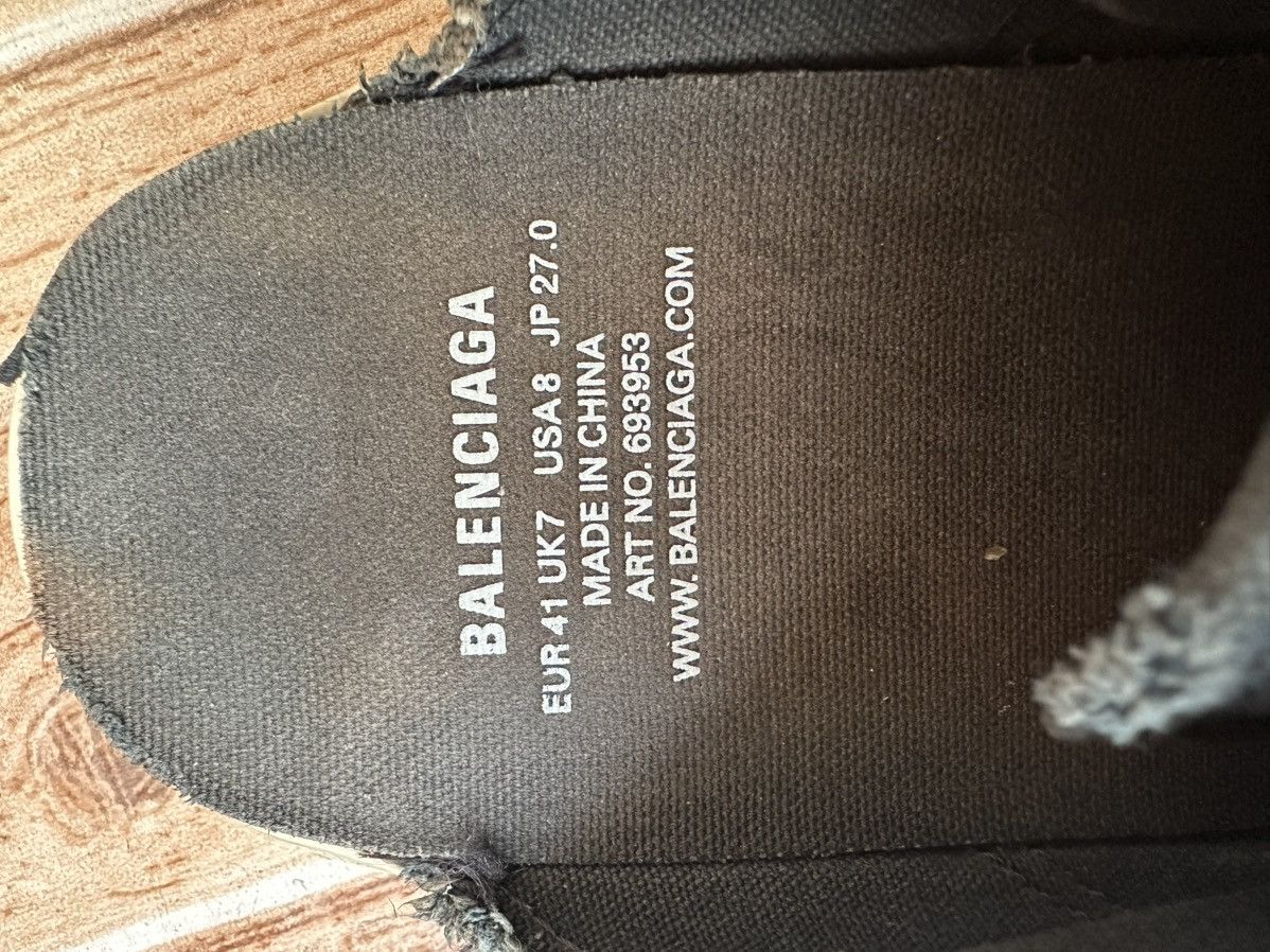 Balenciaga Balenciaga Paris Canvas Distress Black Low Mules Size US 9 / EU 42 - 18 Thumbnail