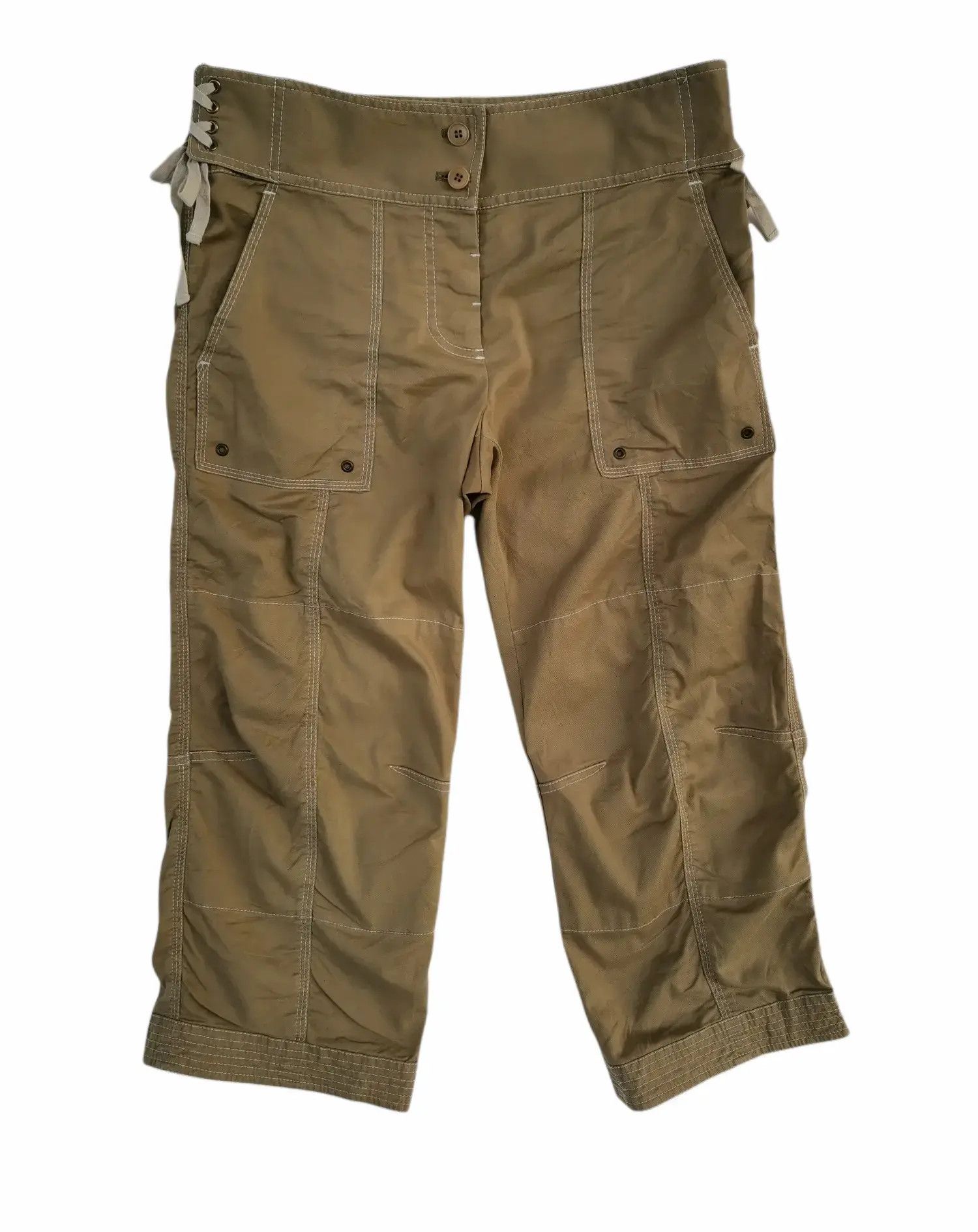 DKNY Rare!!! DKNY Tactical Cargo Multipocket Short Pants Size US 29 - 1 Thumbnail