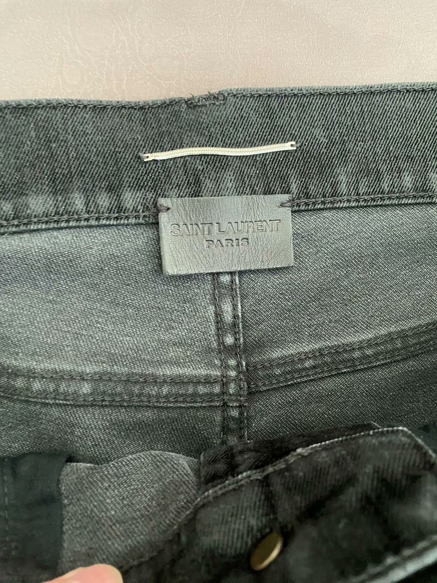 Saint Laurent Paris Saint Laurent 20FW Black Ghost Claw Jeans Size US 32 / EU 48 - 3 Thumbnail