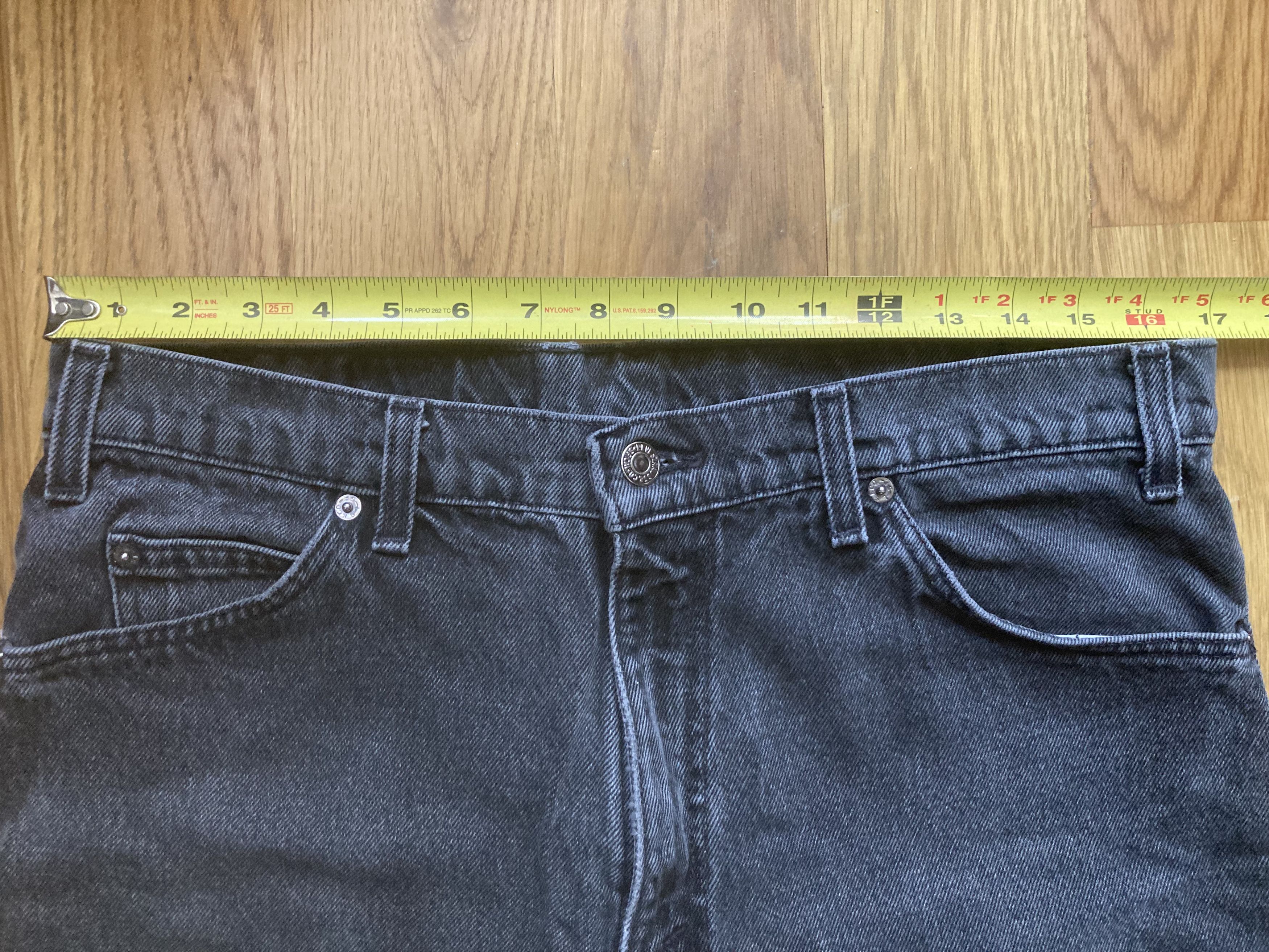 Levi's Vintage Levi's Two Tone Black Jeans 34x30 Size US 34 / EU 50 - 2 Thumbnail