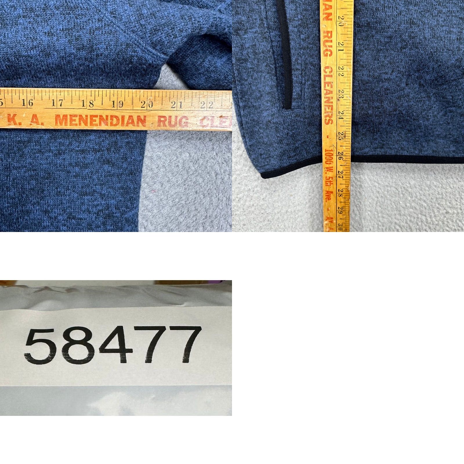 Eddie Bauer Eddie Bauer Sweater Mens Small Navy Fleece Quarter Zip Pullover Classic Fit NEW Size US S / EU 44-46 / 1 - 8 Thumbnail