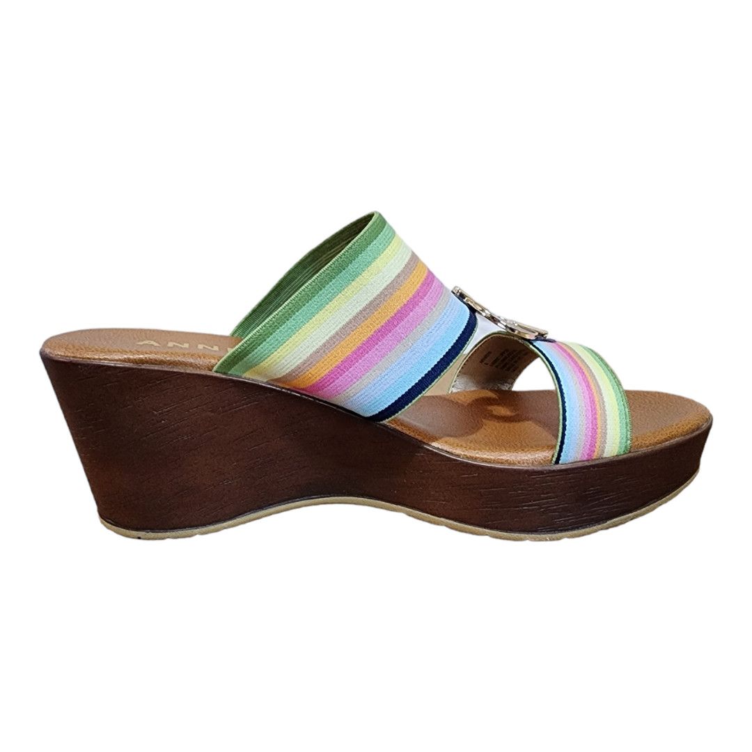 Anne Klein Anne Klein Hayda Striped Wedge Pump Women's Size 6 Size US 6.5 / IT 36.5 - 3 Thumbnail