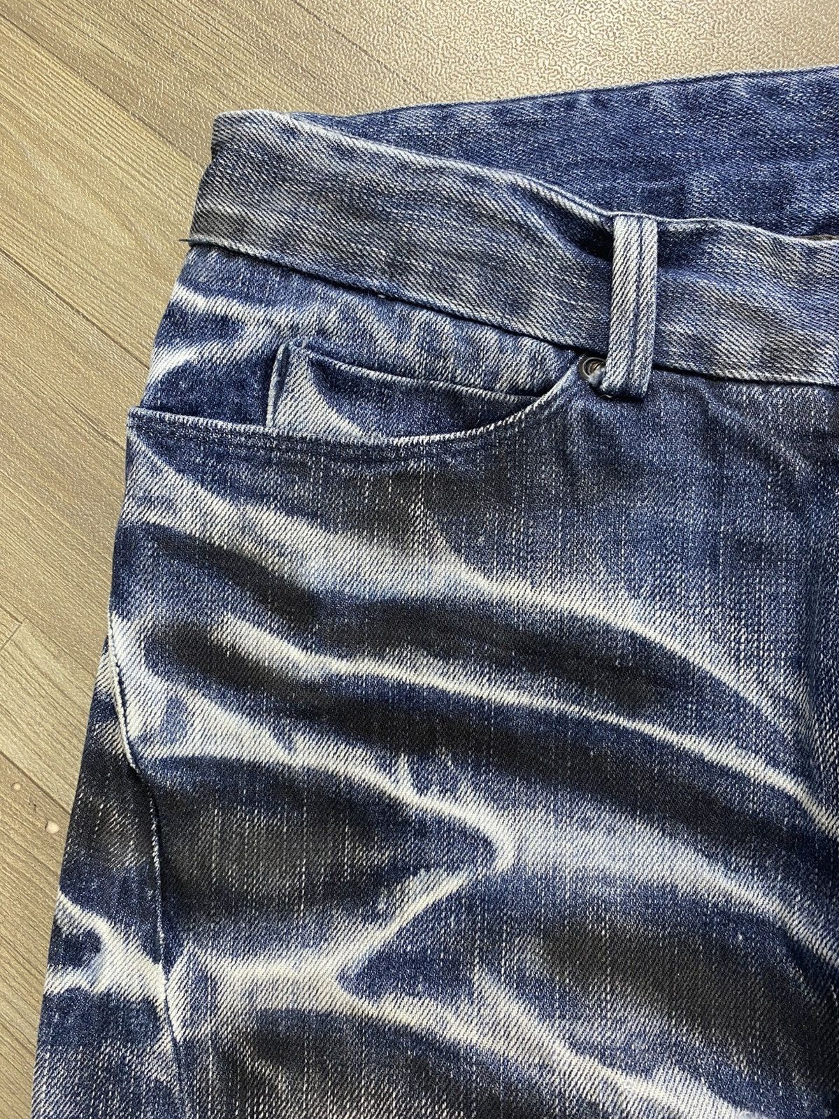 BUFFALO BOBS Buffalo Bobs Johnny Wolf Distressed Clawmark Mudmax Jeans Size US 32 / EU 48 - 7 Thumbnail