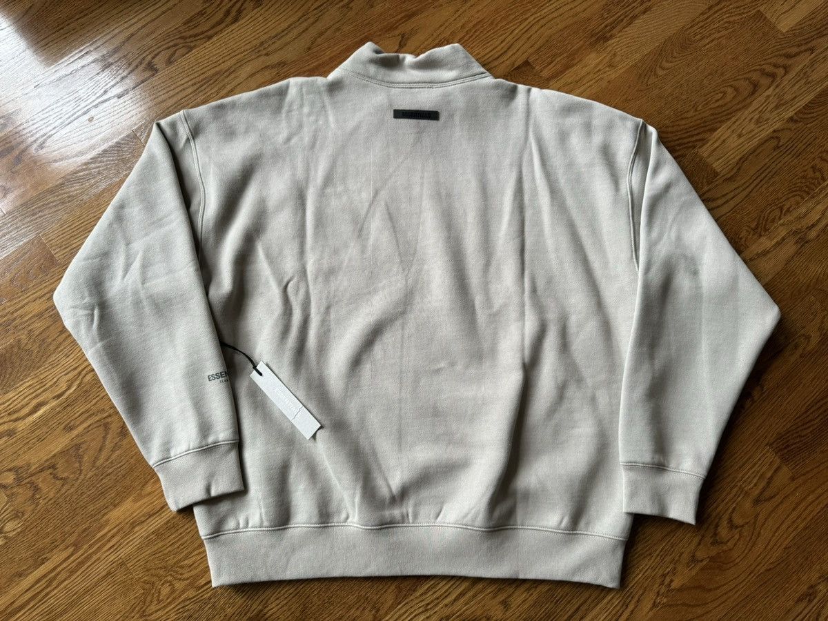 Essentials × FOG × Fear of God XL 3M Pull-Over Mockneck String Sweatshirt Wood Cement Gray Size US XL / EU 56 / 4 - 5 Thumbnail
