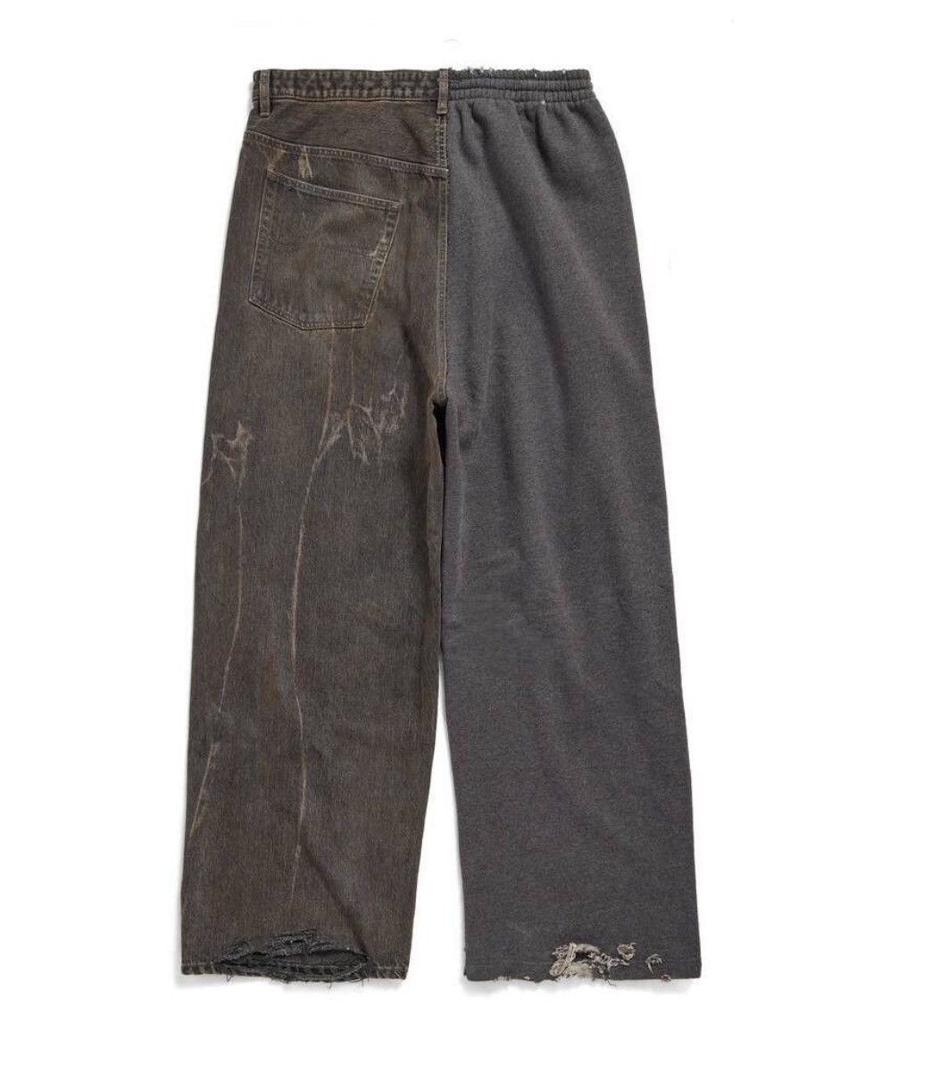 Balenciaga Hybrid Baggy Pants Jeans Size US 36 / EU 52 - 2 Thumbnail