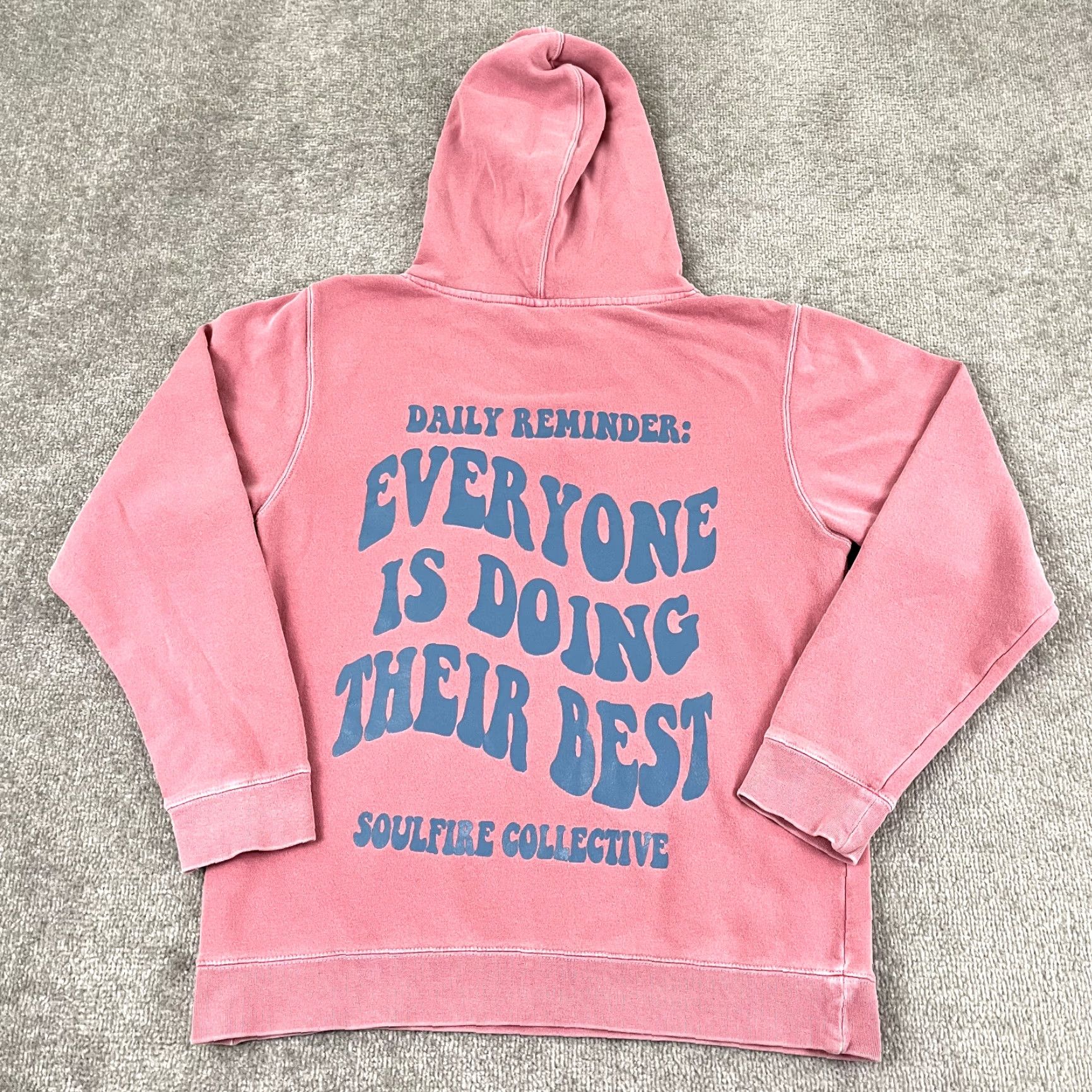 Pinko Motivational Sweatshirt Adult Small Pink Yoga Hooded Pullover Rehoboth Delaware Size US S / EU 44-46 / 1 - 2 Thumbnail