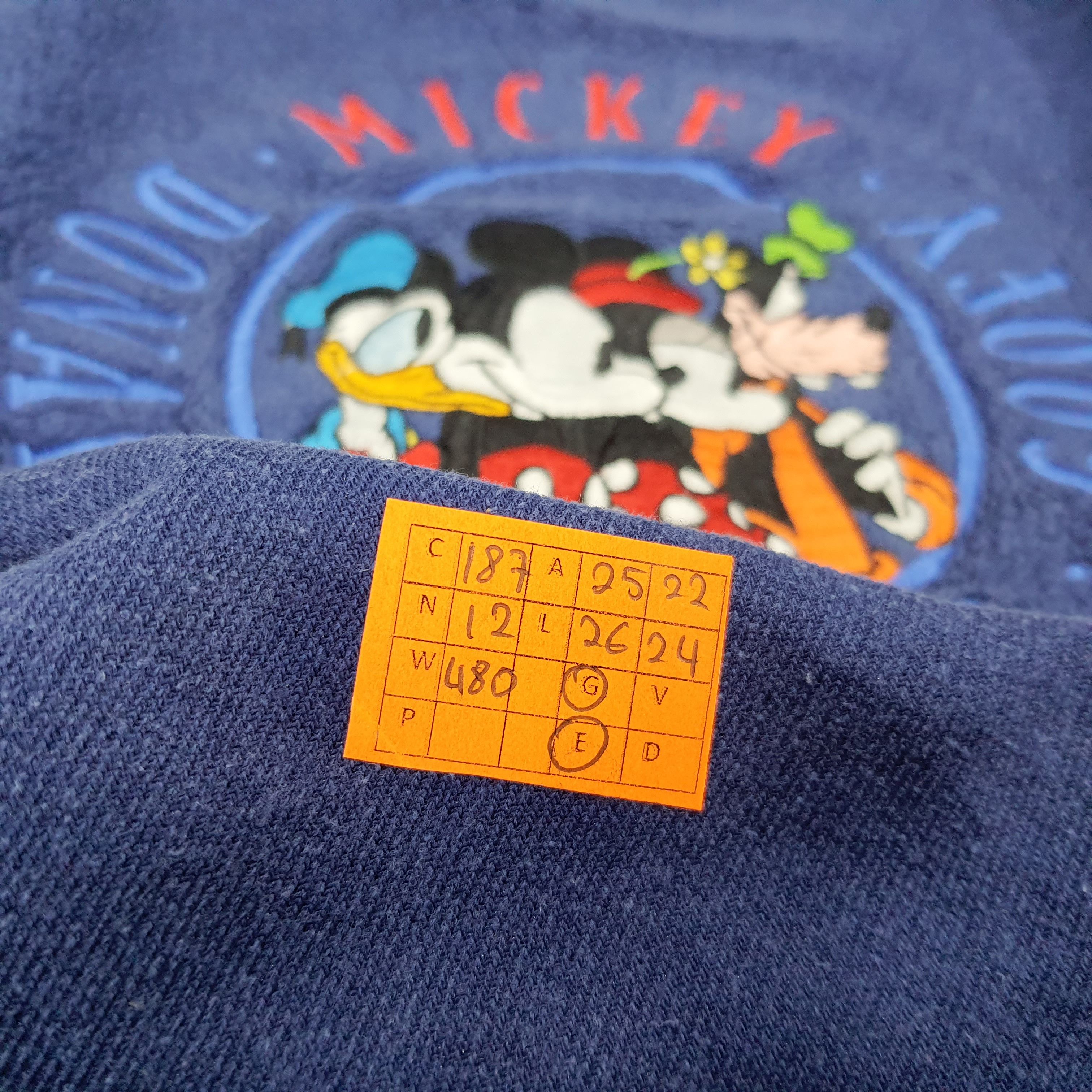 Disney × Mickey Mouse × Vintage Vintage Disney Mickey Mouse Club Fleece Sweatshirt Size US XL / EU 56 / 4 - 9 Thumbnail