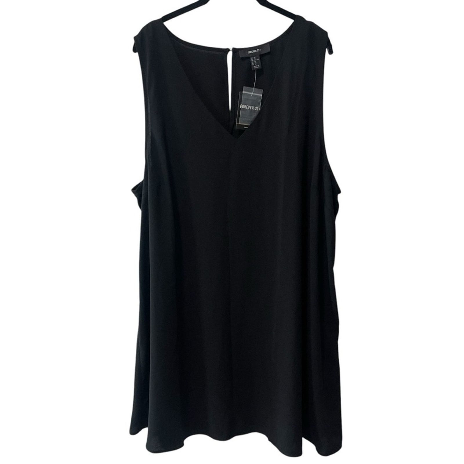 Forever 21 Forever 21 Sleeveless A Line Keyhole Back Dress 3X Plus Size Size 3XL / US 20-22 - 1 Thumbnail