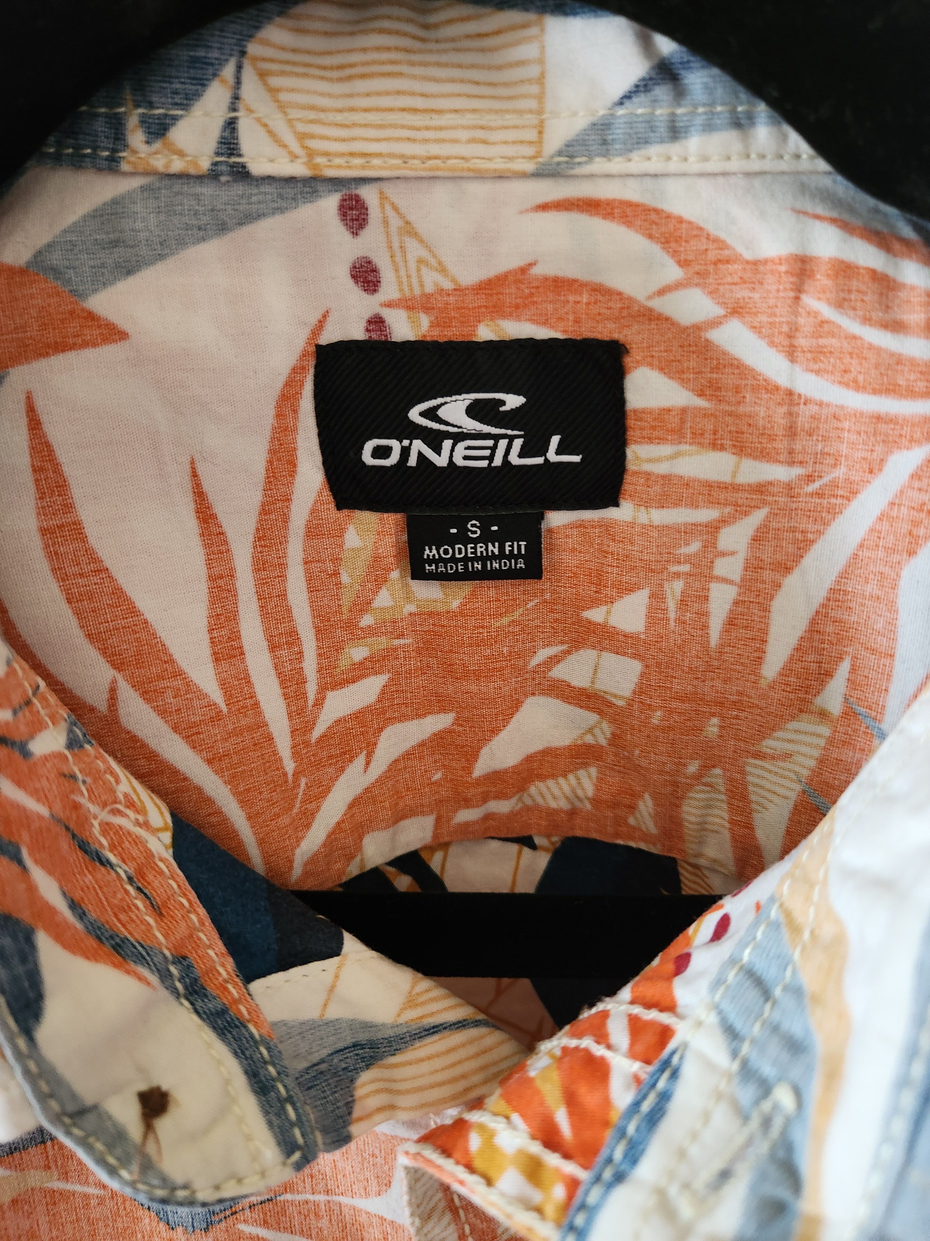 O'Neill 100% Cotton Multi-Colored Tropical Short Sleeve Surf Shirt Size US S / EU 44-46 / 1 - 3 Thumbnail