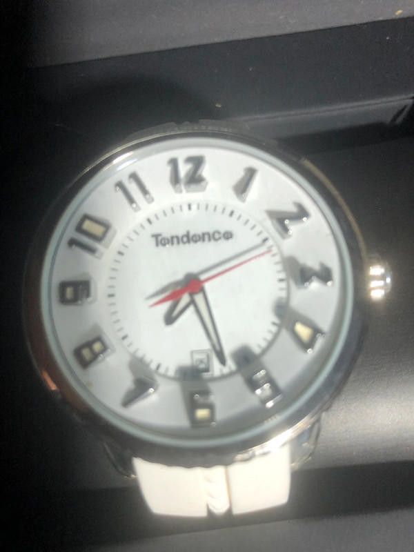 Designer Tondonco white dial rubber strap watch Size ONE SIZE - 12 Thumbnail