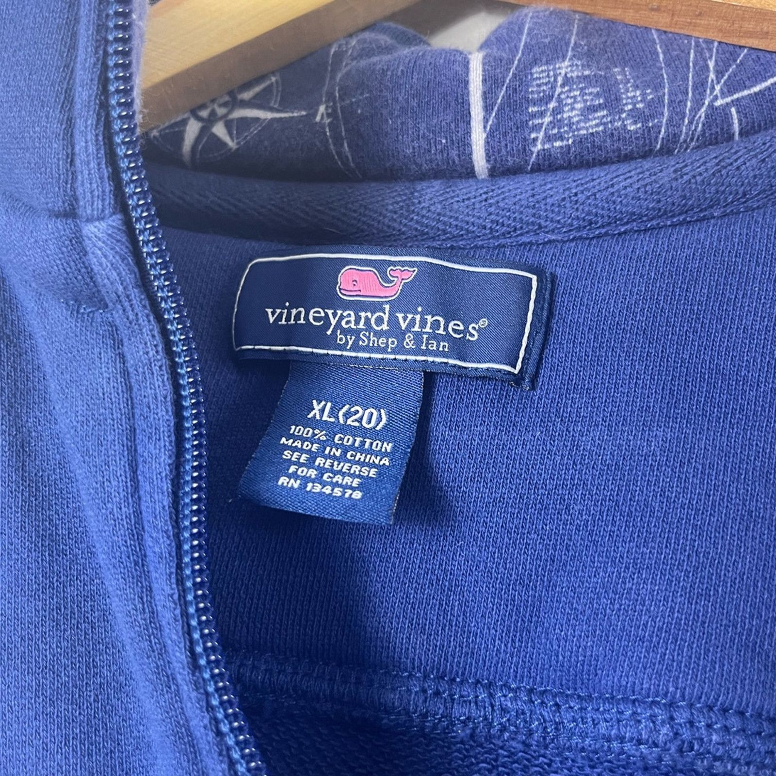 Vineyard Vines Women's Navy Blue Vineyard Vines Pullover Sweater XL Size XL / US 12-14 / IT 48-50 - 2 Thumbnail