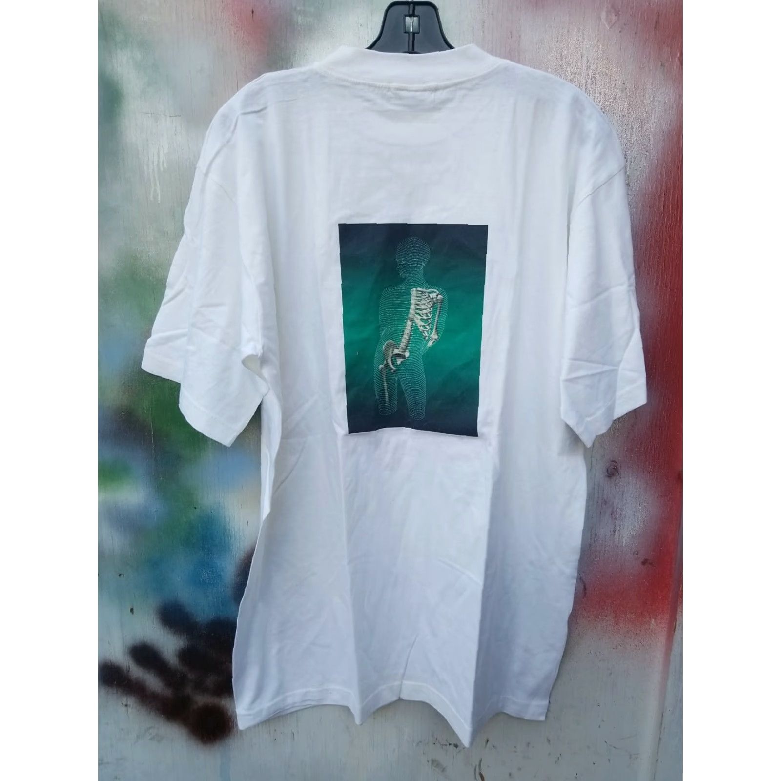 Vintage FOSAMAX DRUG REP PROMOTIONAL SKELETON SHIRT XL PUNK ROCK HIP HOP RAP T-Shirt Men White 2020 US BASIC Short Sleeve Crew Neck Cotton Jersey Vintage N/A Size US XL / EU 56 / 4 - 5 Thumbnail