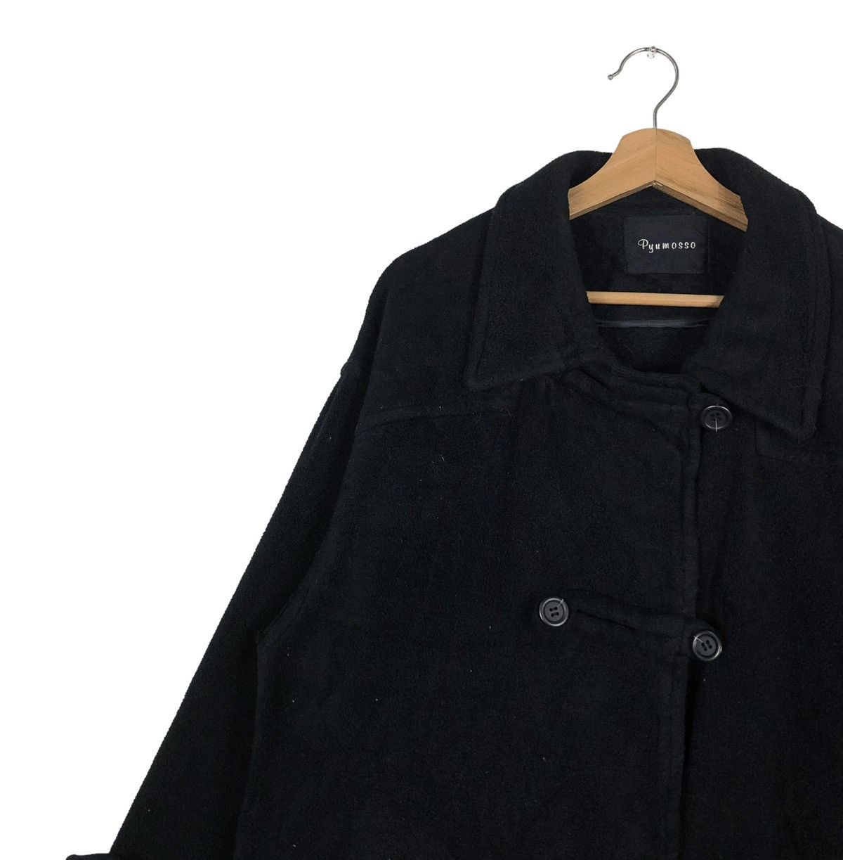 Japanese Brand VINTAGE CHORE JACKET PYUMOSSO JAPAN MADE RICH BLACK Size US M / EU 48-50 / 2 - 5 Thumbnail